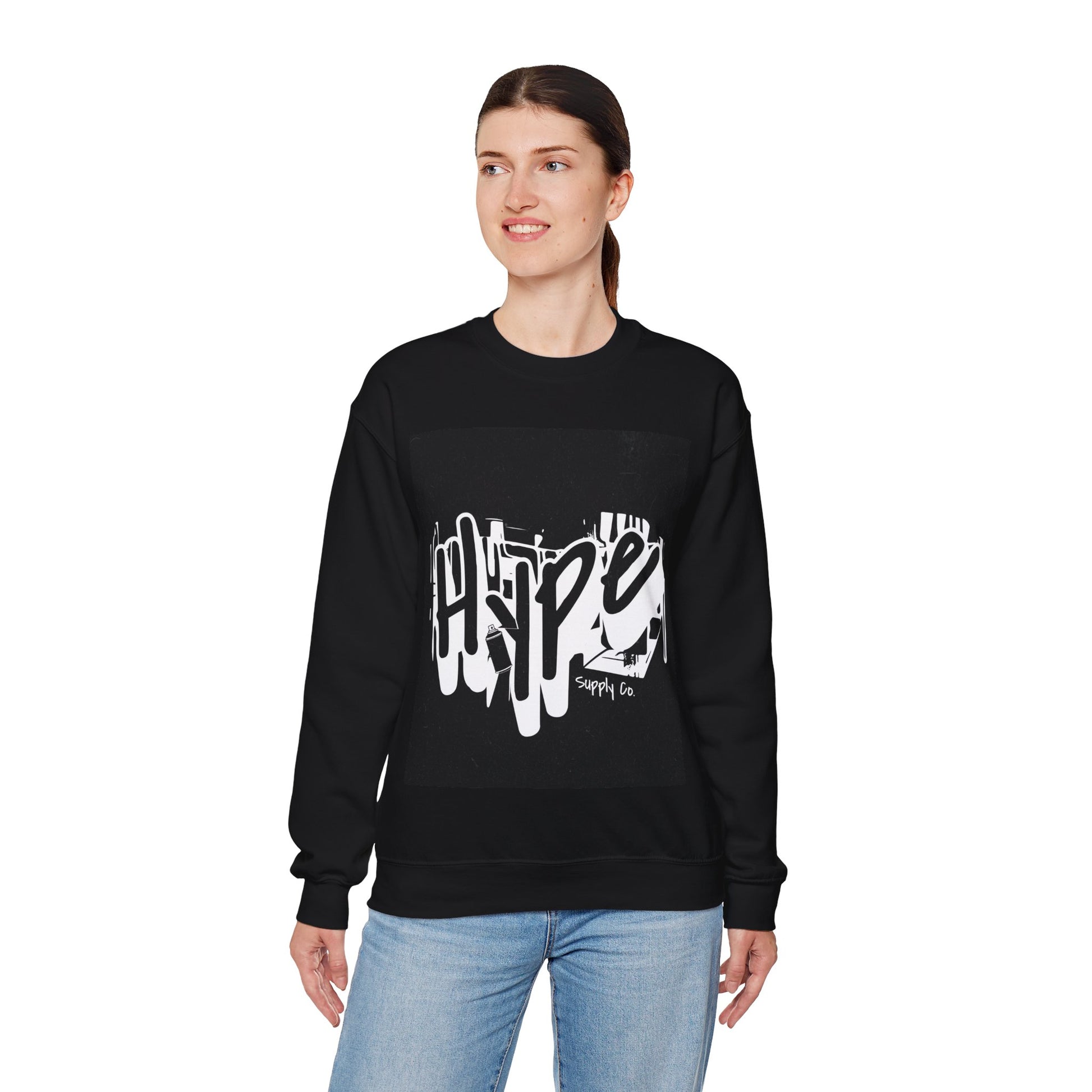 Hype Unisex Heavy Blend™ Crewneck Sweatshirt BY ARTSHIRTCOUTURE