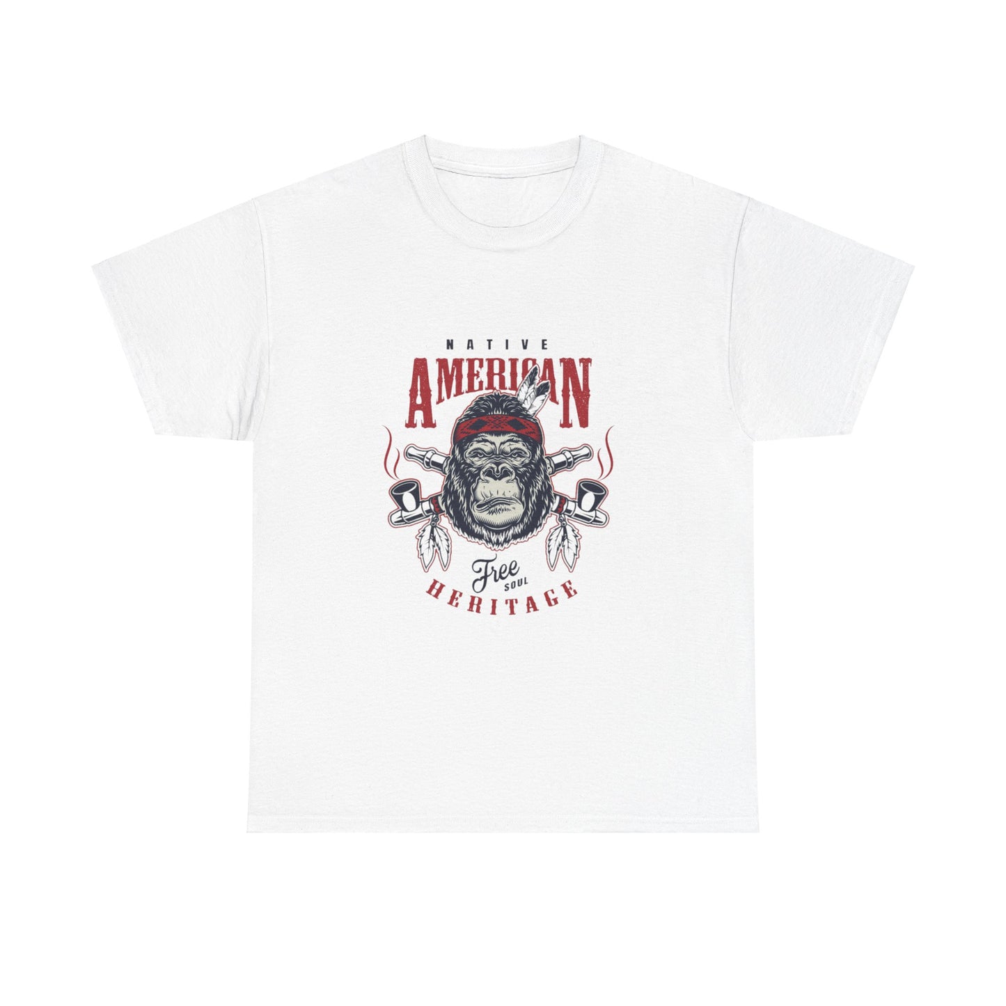 Native American graphic Unisex Heavy Cotton Tee - ArtShirt Couture