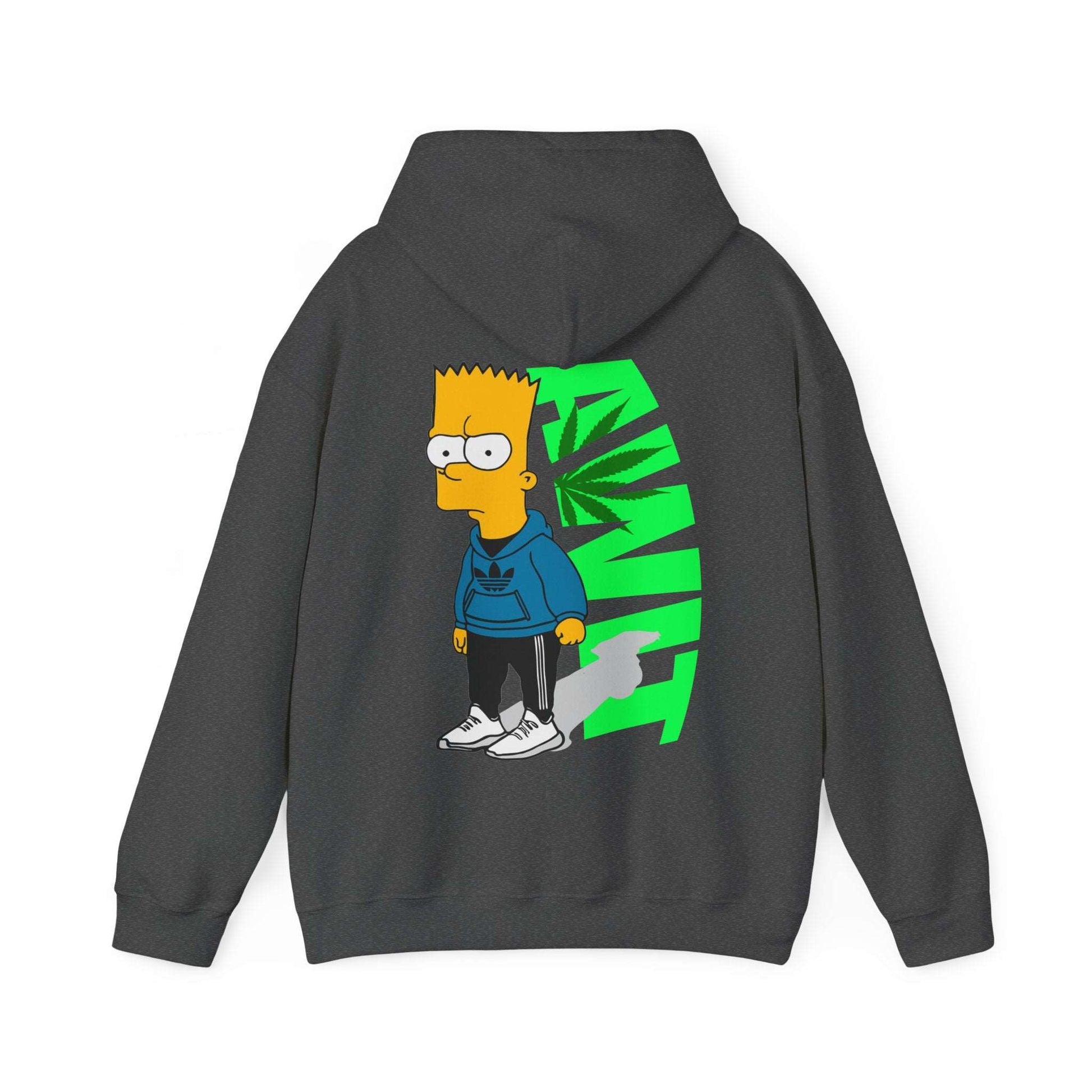 Bart Simpson Designed Unisex Heavy Blend™ Hooded Sweatshirt - ArtShirt Couture