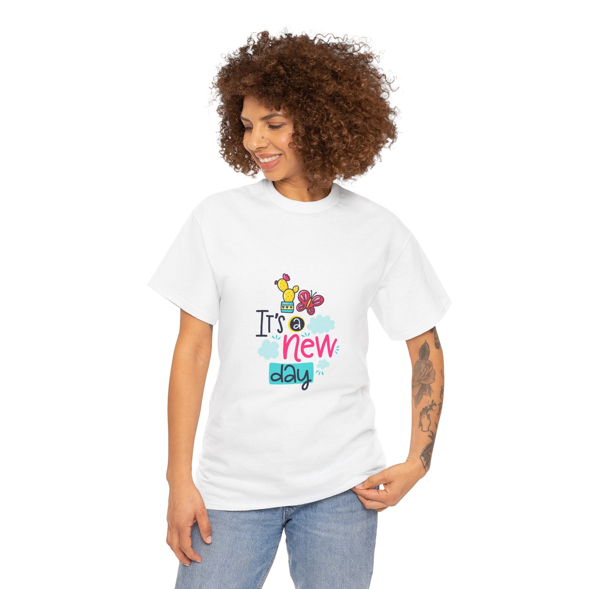 It's a new day Unisex Heavy Cotton Tee - ArtShirt Couture