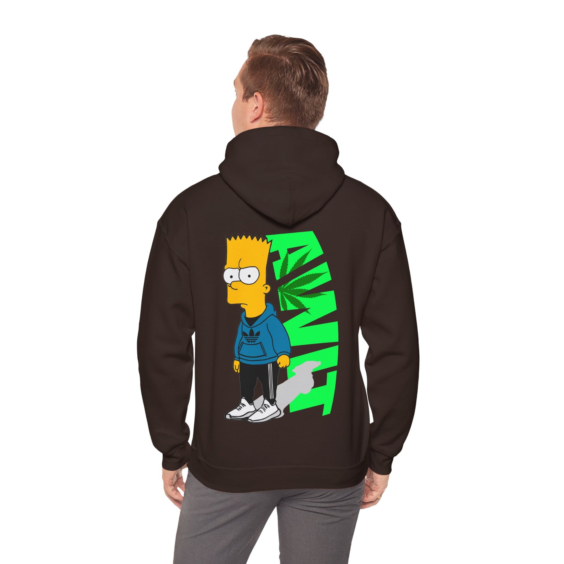 Bart Simpson Designed Unisex Heavy Blend™ Hooded Sweatshirt - ArtShirt Couture