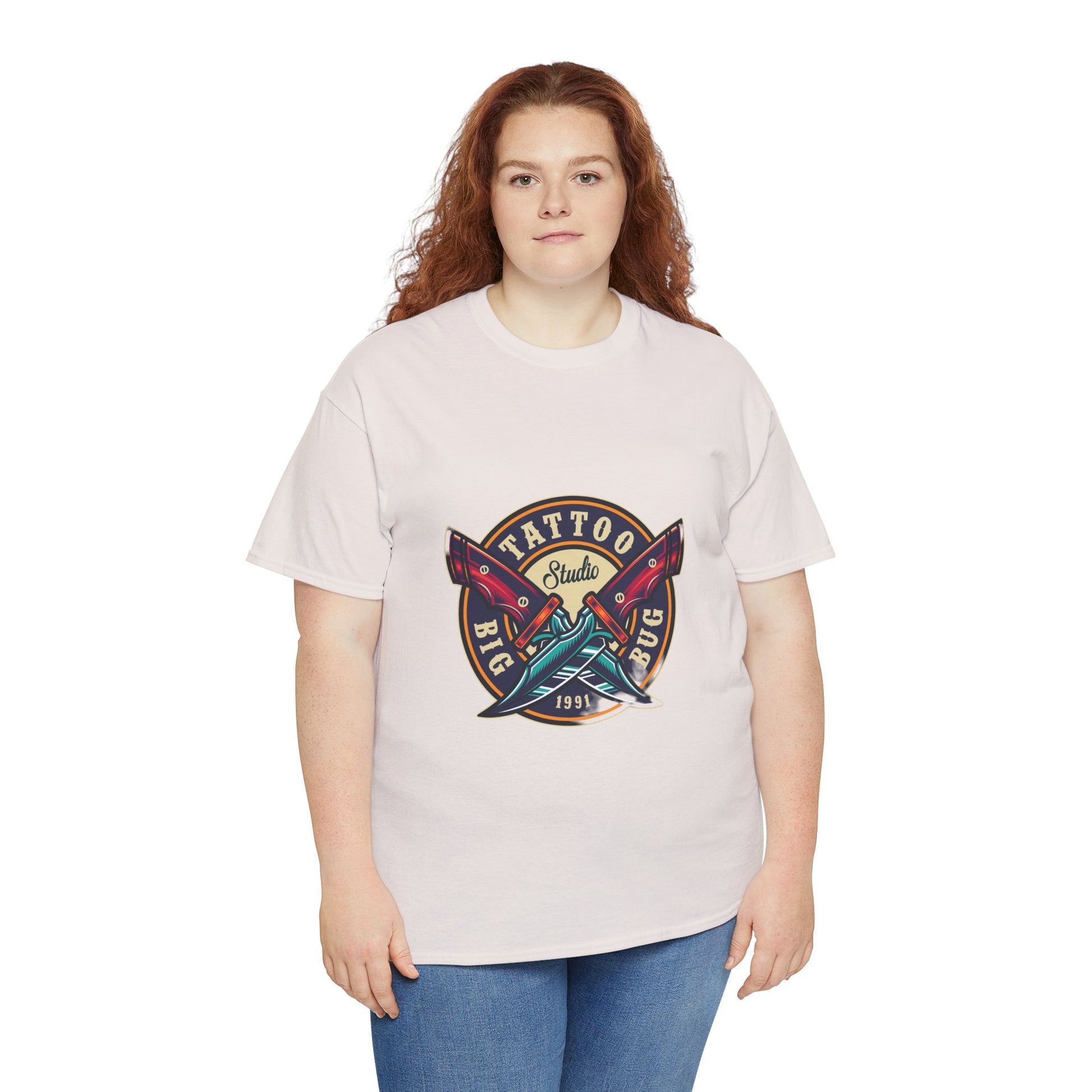Tattoo Unisex Heavy Cotton Tee | Stylish Graphic T-Shirt for Tattoo Enthusiasts - ArtShirt Couture