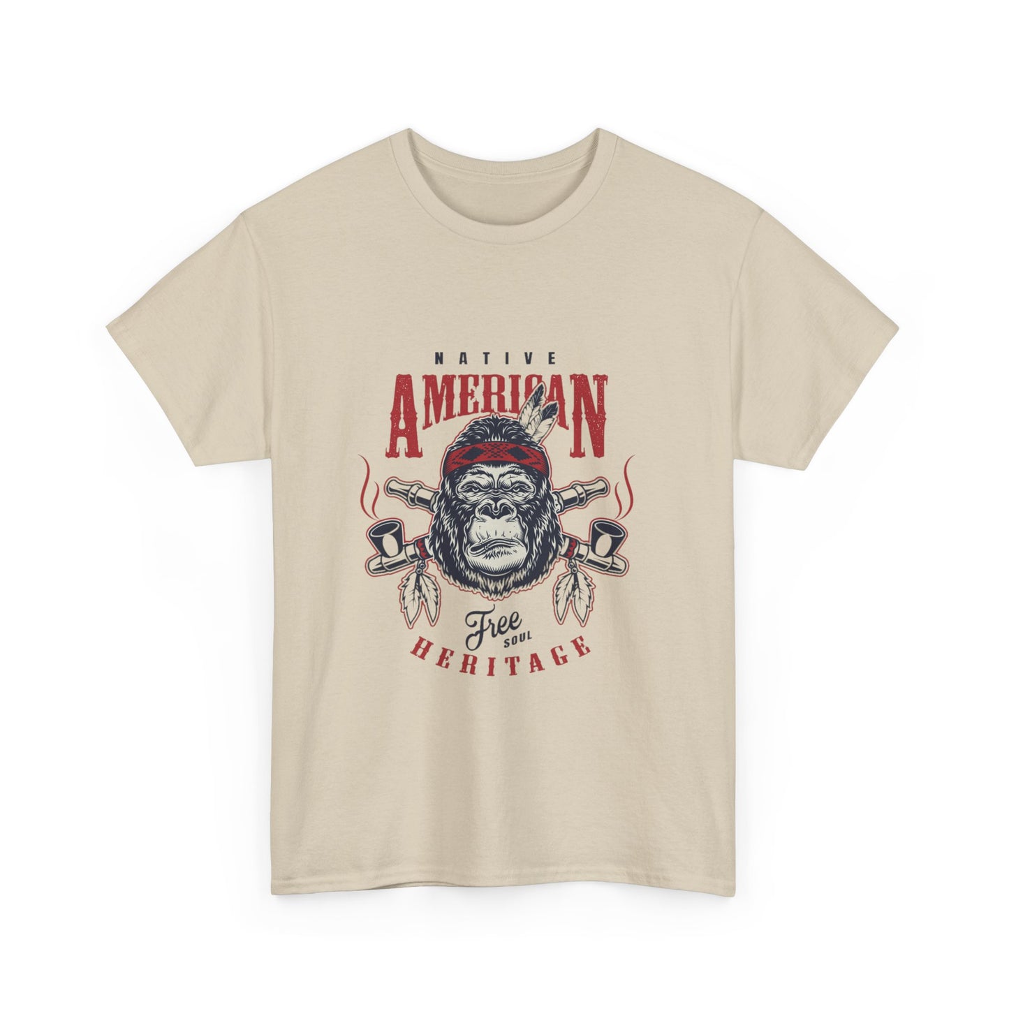 Native American graphic Unisex Heavy Cotton Tee - ArtShirt Couture