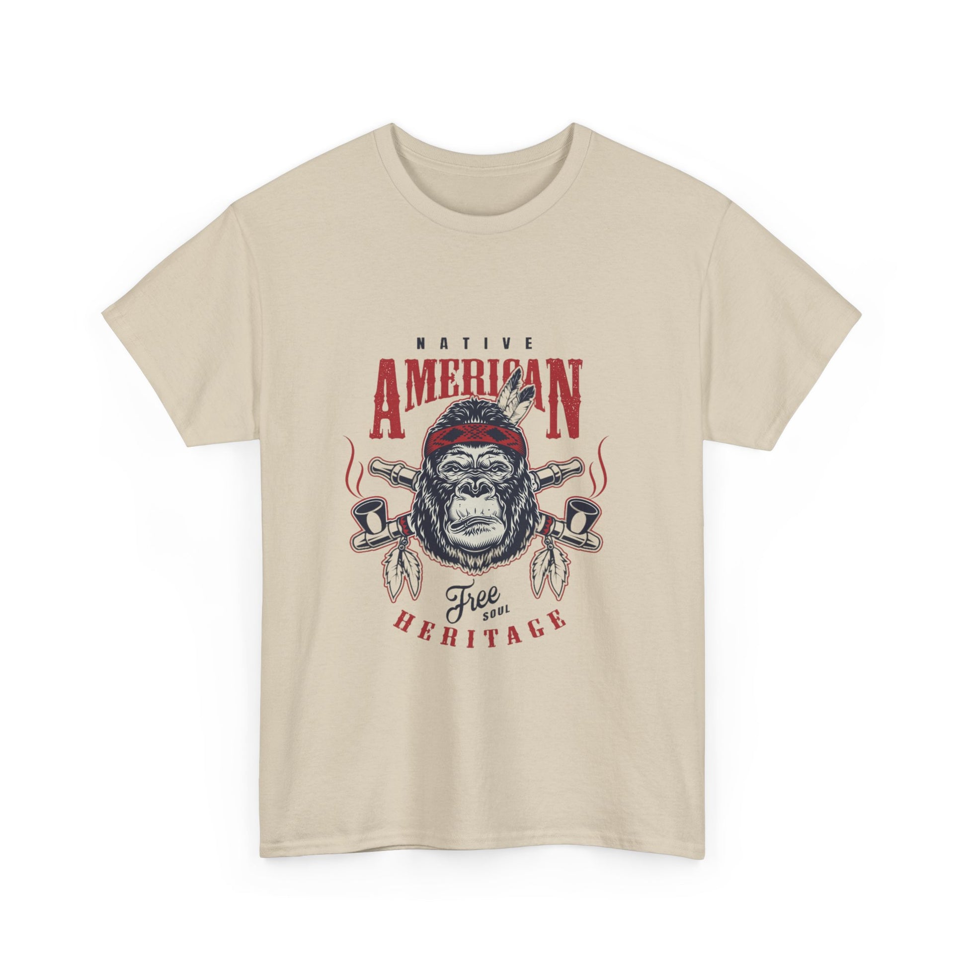 Native American graphic Unisex Heavy Cotton Tee - ArtShirt Couture