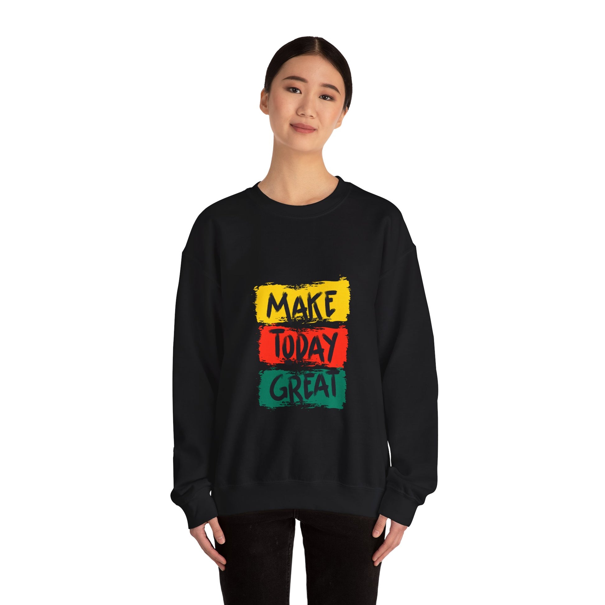 Make Today great Unisex Heavy Blend™ Crewneck Sweatshirt - ArtShirt Couture