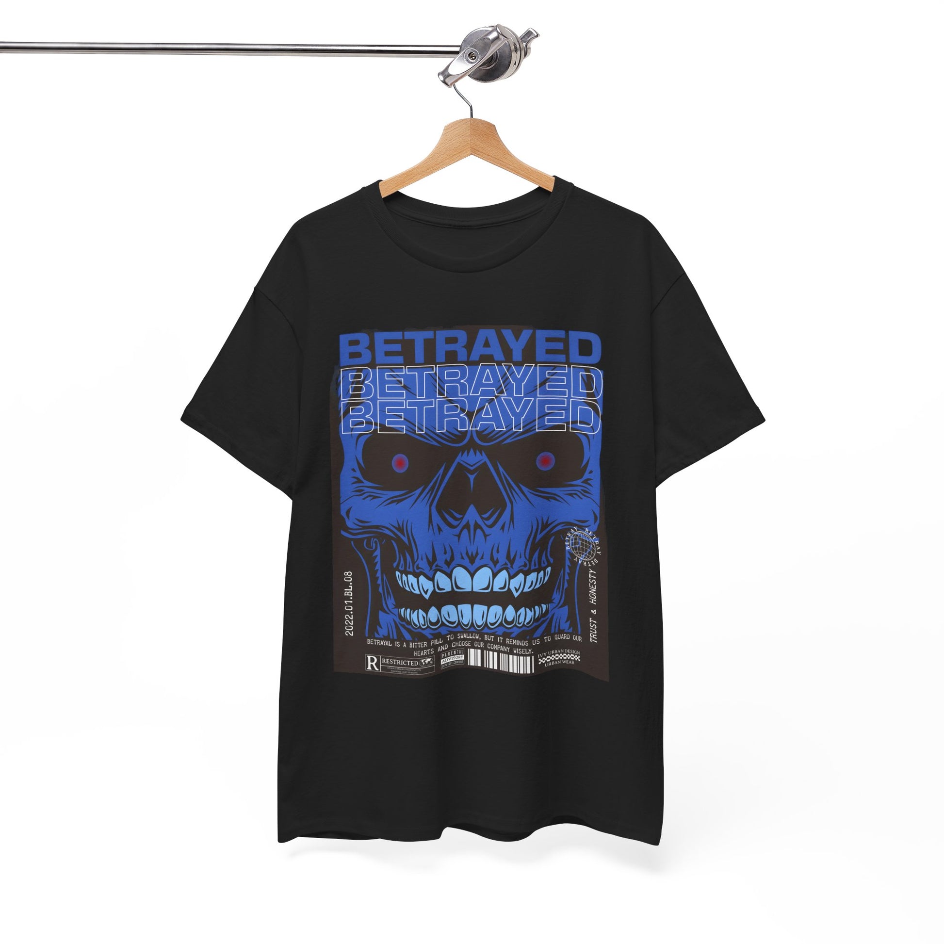 Betrayed Unisex Heavy Cotton Tee | Bold Graphic T-Shirt for Statement Style - Artshirtcouture
