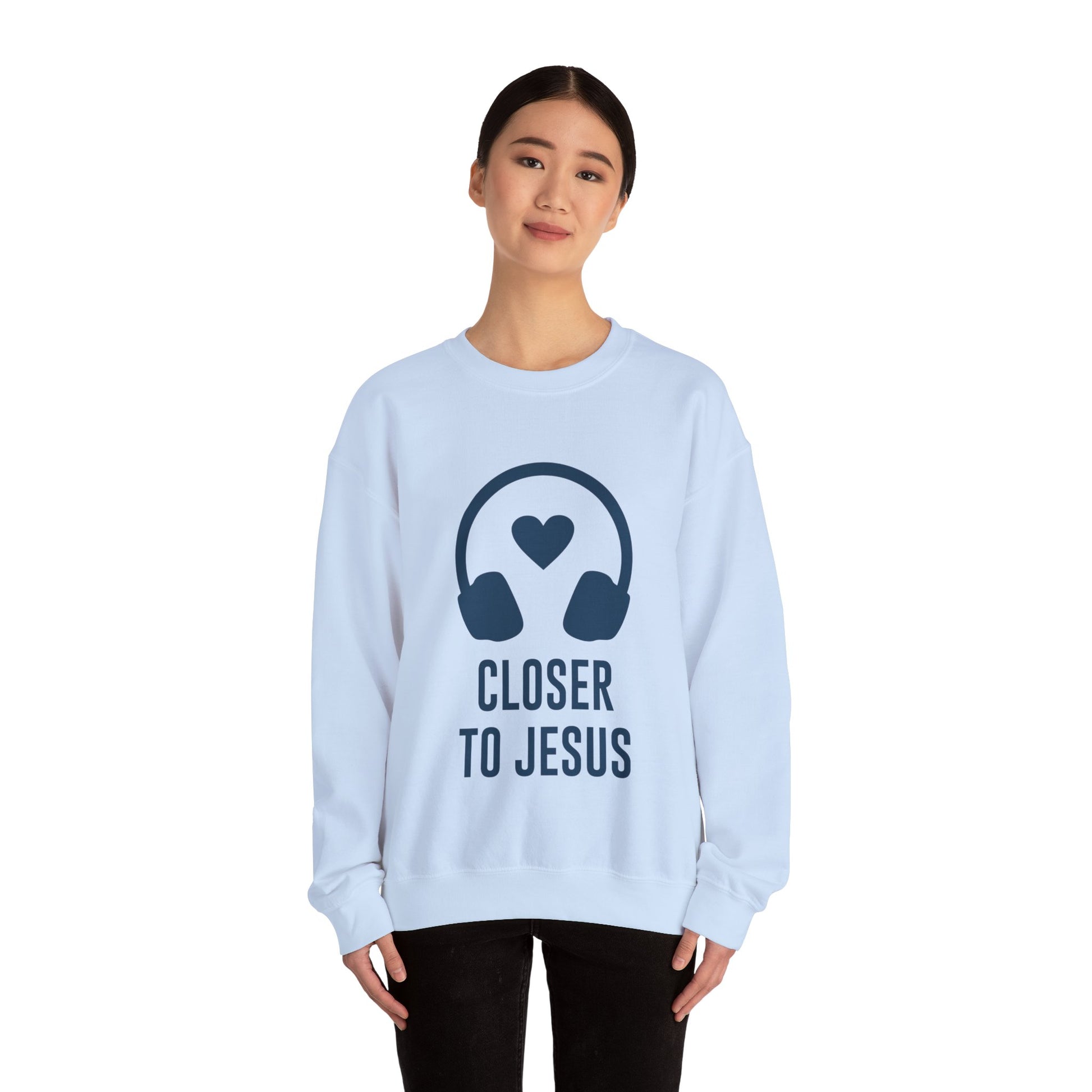 Closer to Jesus Sweatshirt - ArtShirt Couture
