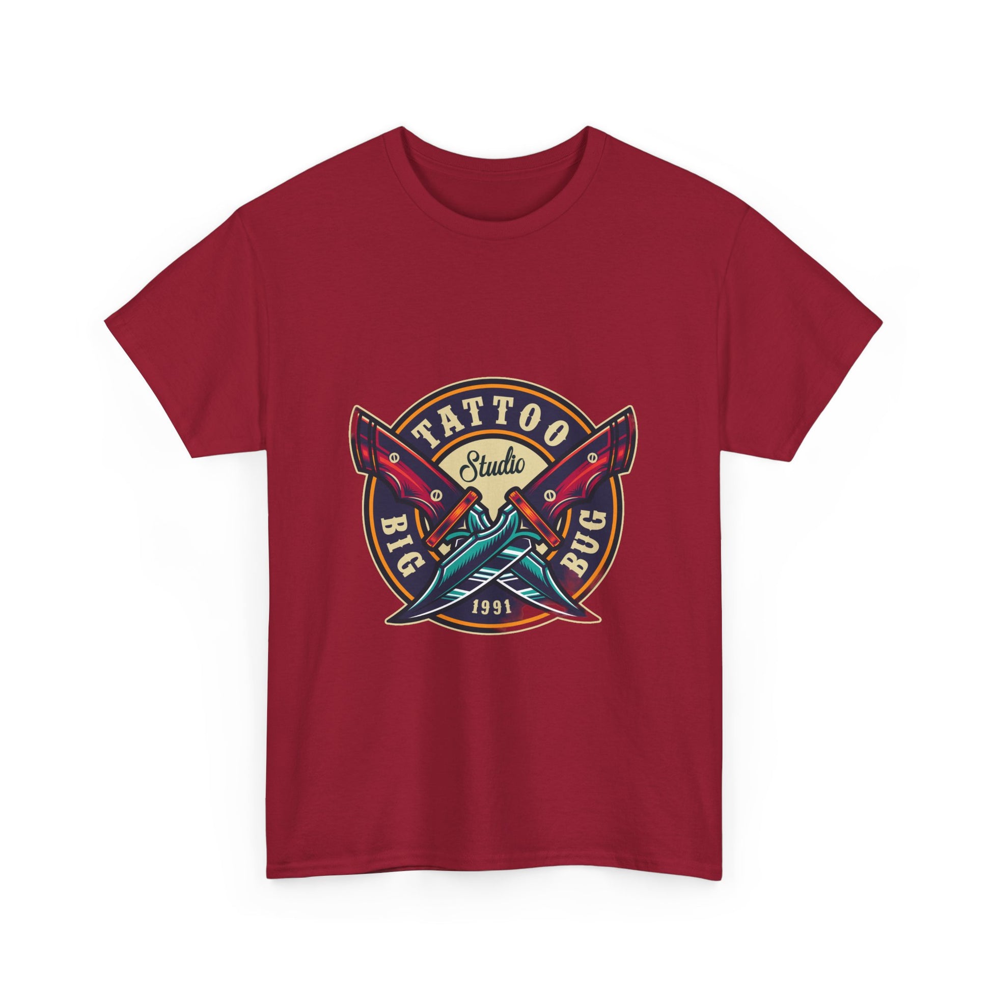 Tattoo Unisex Heavy Cotton Tee | Stylish Graphic T-Shirt for Tattoo Enthusiasts - ArtShirt Couture