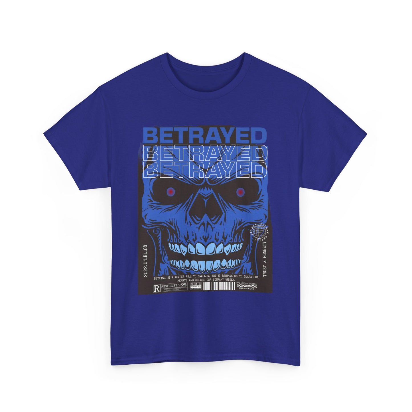 Betrayed Unisex Heavy Cotton Tee | Bold Graphic T-Shirt for Statement Style - Artshirtcouture