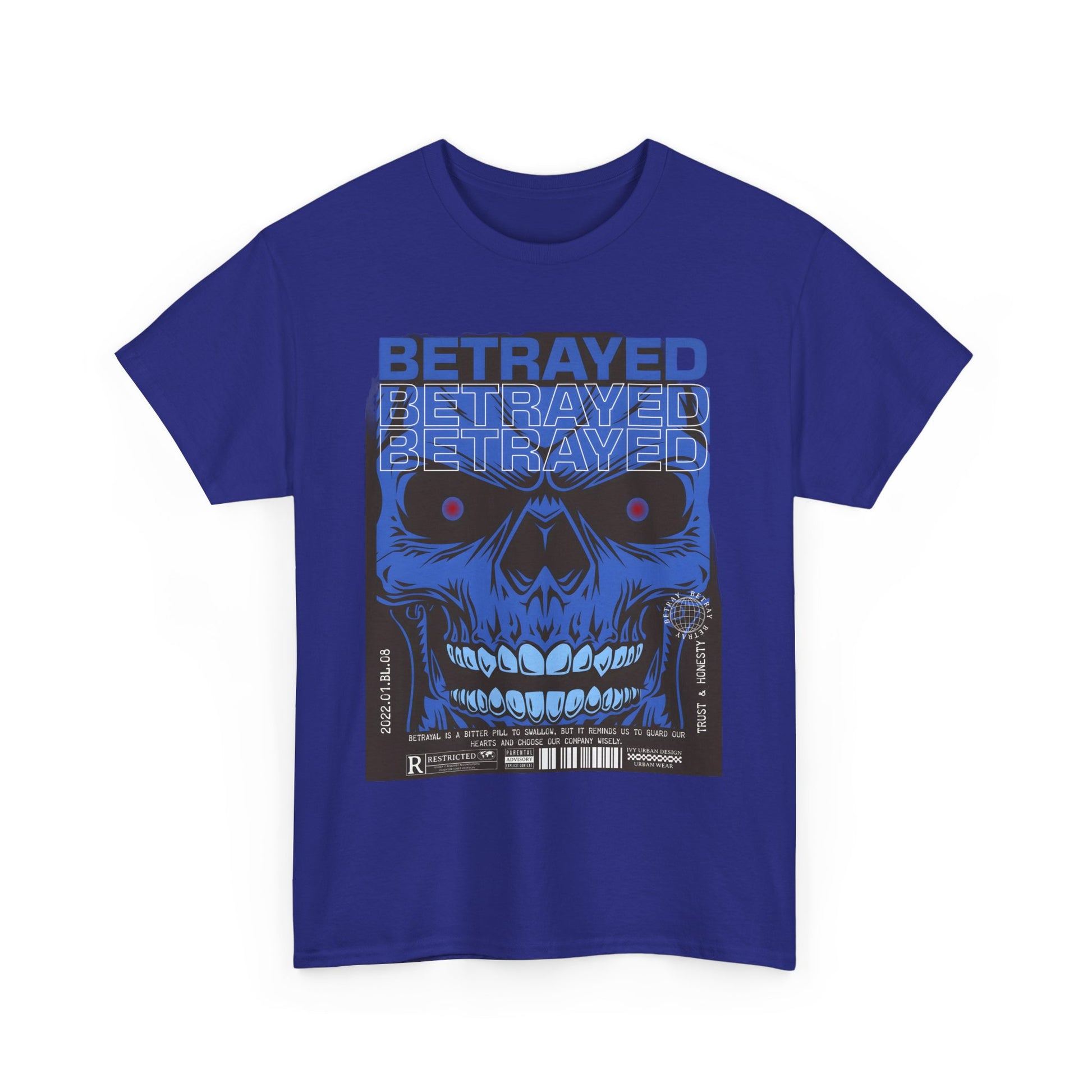 Betrayed Unisex Heavy Cotton Tee | Bold Graphic T-Shirt for Statement Style - Artshirtcouture