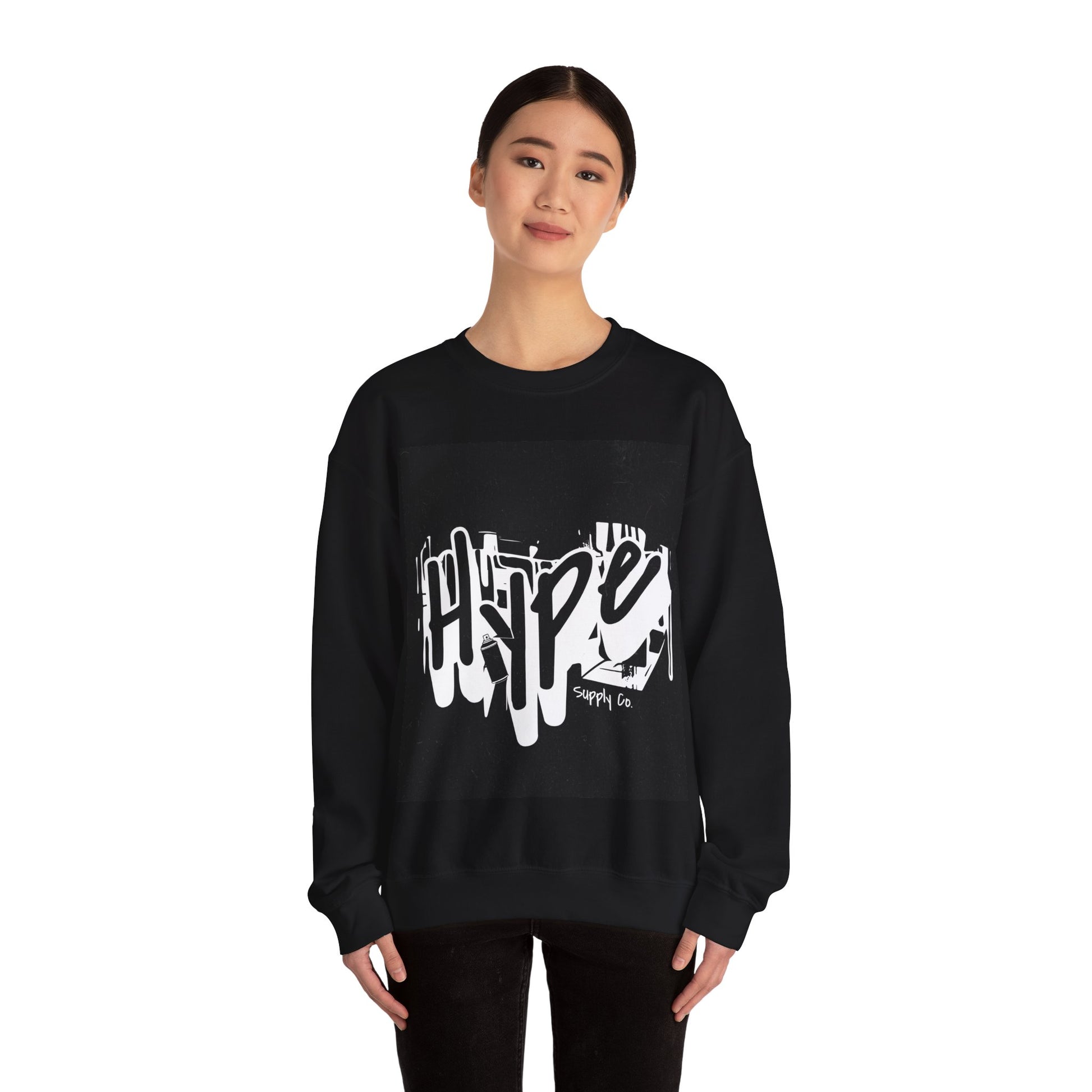Hype Unisex Heavy Blend™ Crewneck Sweatshirt BY ARTSHIRTCOUTURE