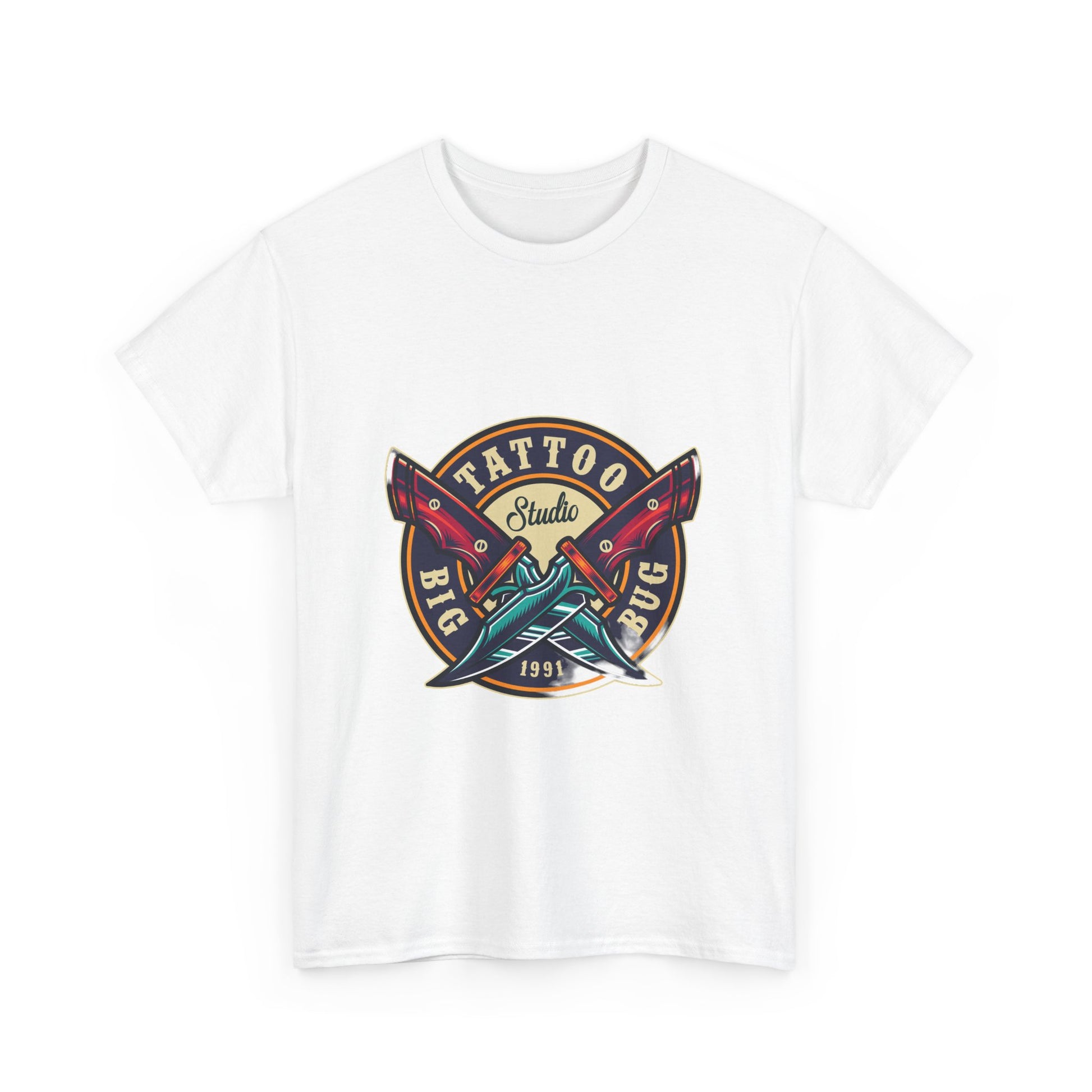 Tattoo Unisex Heavy Cotton Tee | Stylish Graphic T-Shirt for Tattoo Enthusiasts - ArtShirt Couture