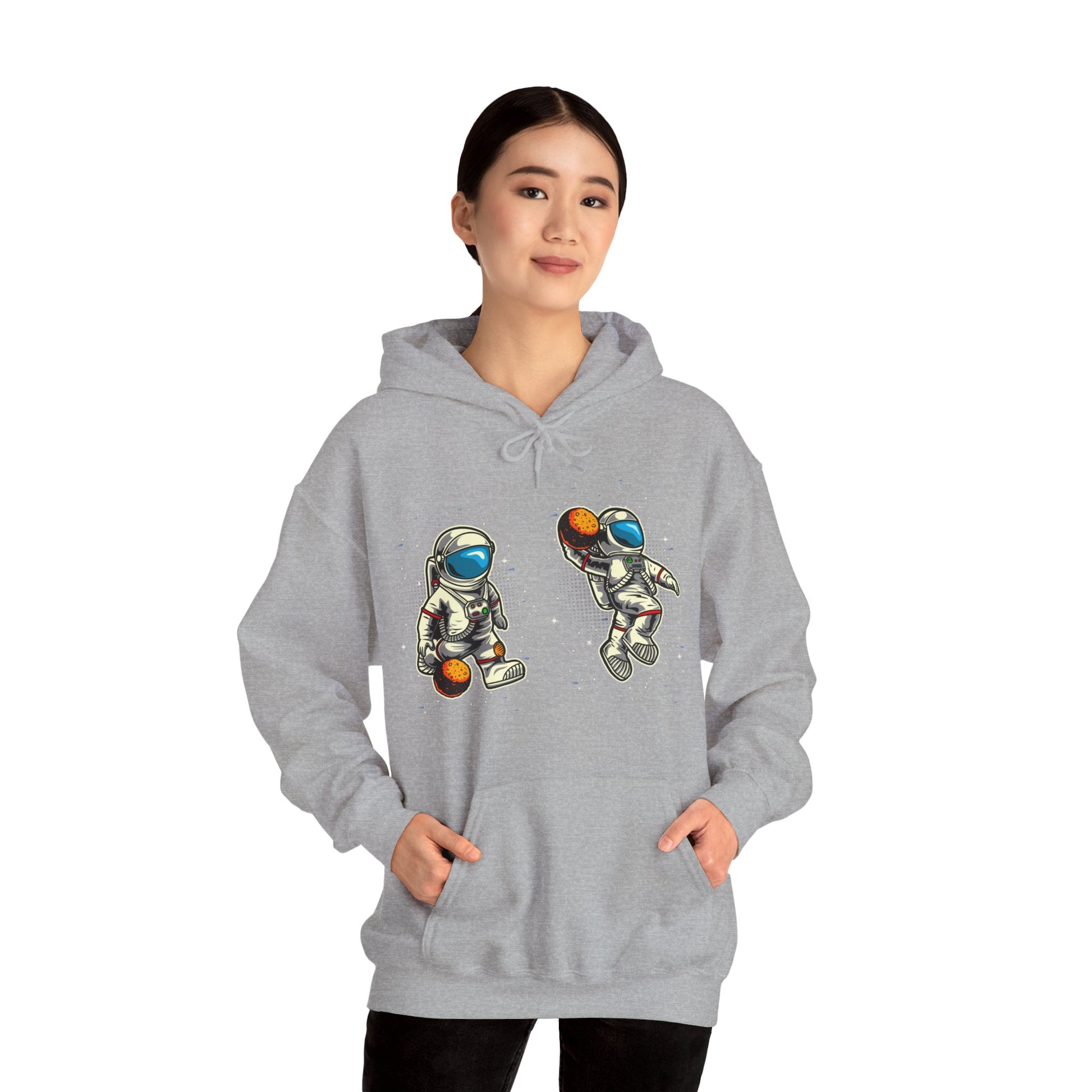The Astronaut Unisex Heavy Blend™ Hoodie | Space-Themed Hoodie with Cool Cosmic Design - ArtShirt Couture