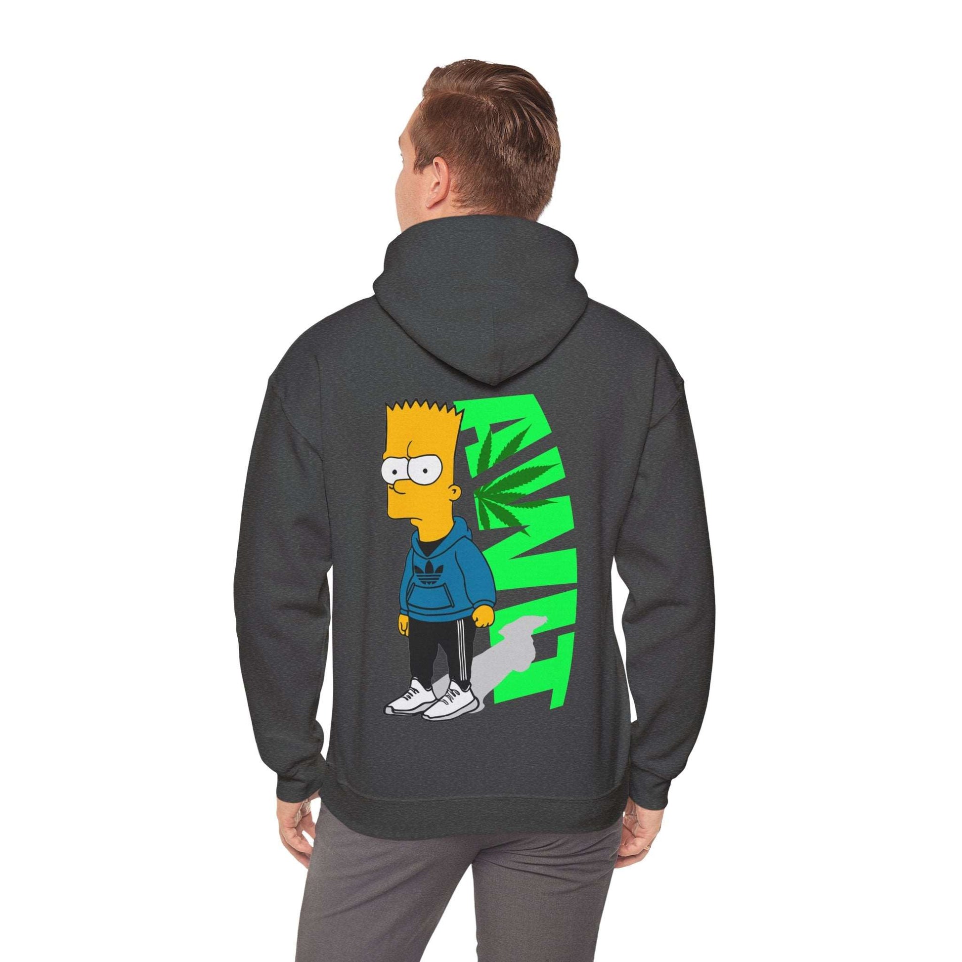 Bart Simpson Designed Unisex Heavy Blend™ Hooded Sweatshirt - ArtShirt Couture