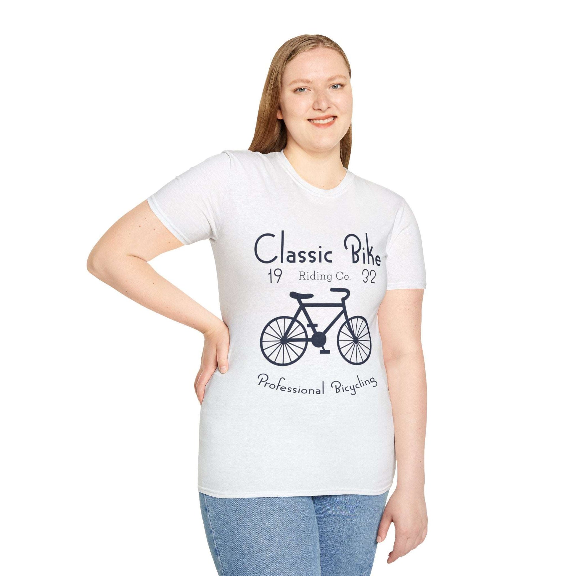 Classic Bike Unisex Softstyle T-Shirt - ArtShirt Couture