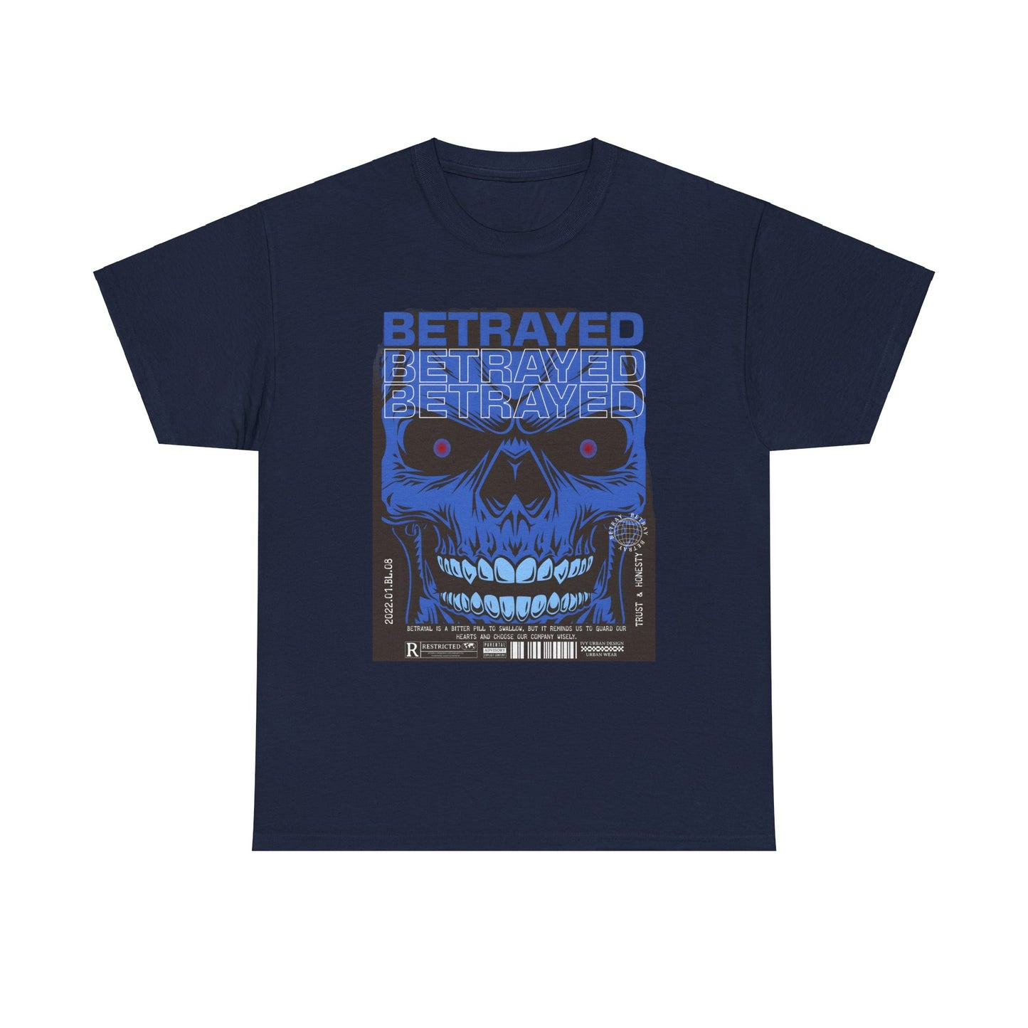 Betrayed Unisex Heavy Cotton Tee | Bold Graphic T-Shirt for Statement Style - Artshirtcouture