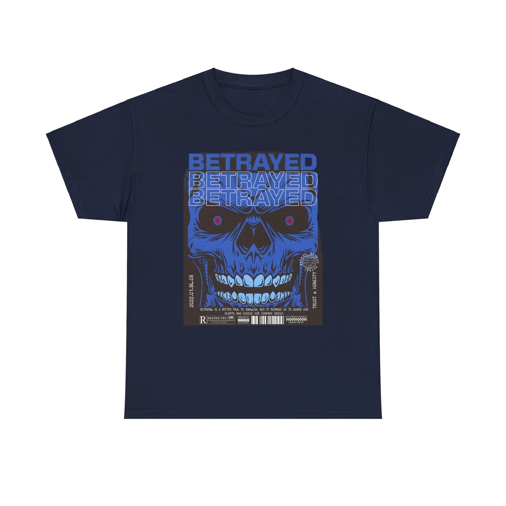 Betrayed Unisex Heavy Cotton Tee | Bold Graphic T-Shirt for Statement Style - Artshirtcouture