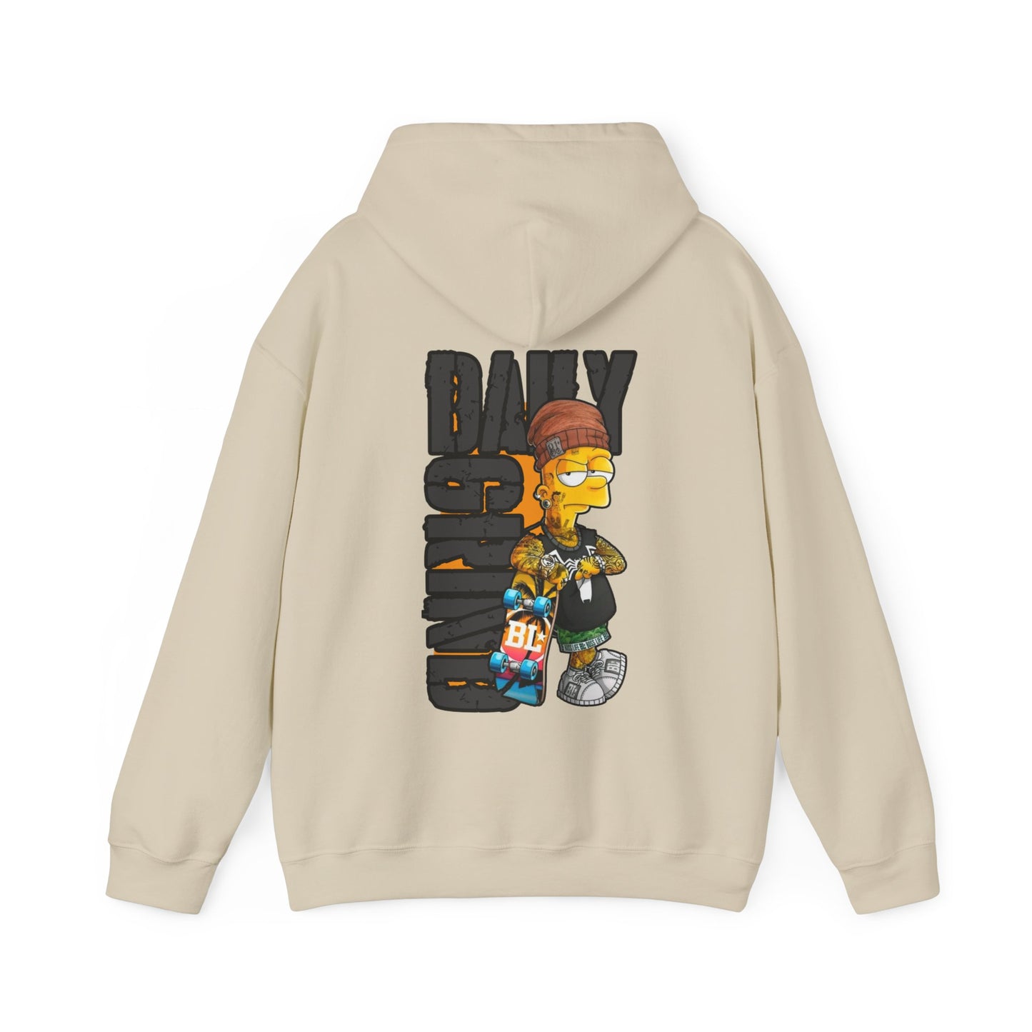 Bart Simspon its nice to be human Unisex Heavy Blend™ Hoodie - ArtShirt Couture
