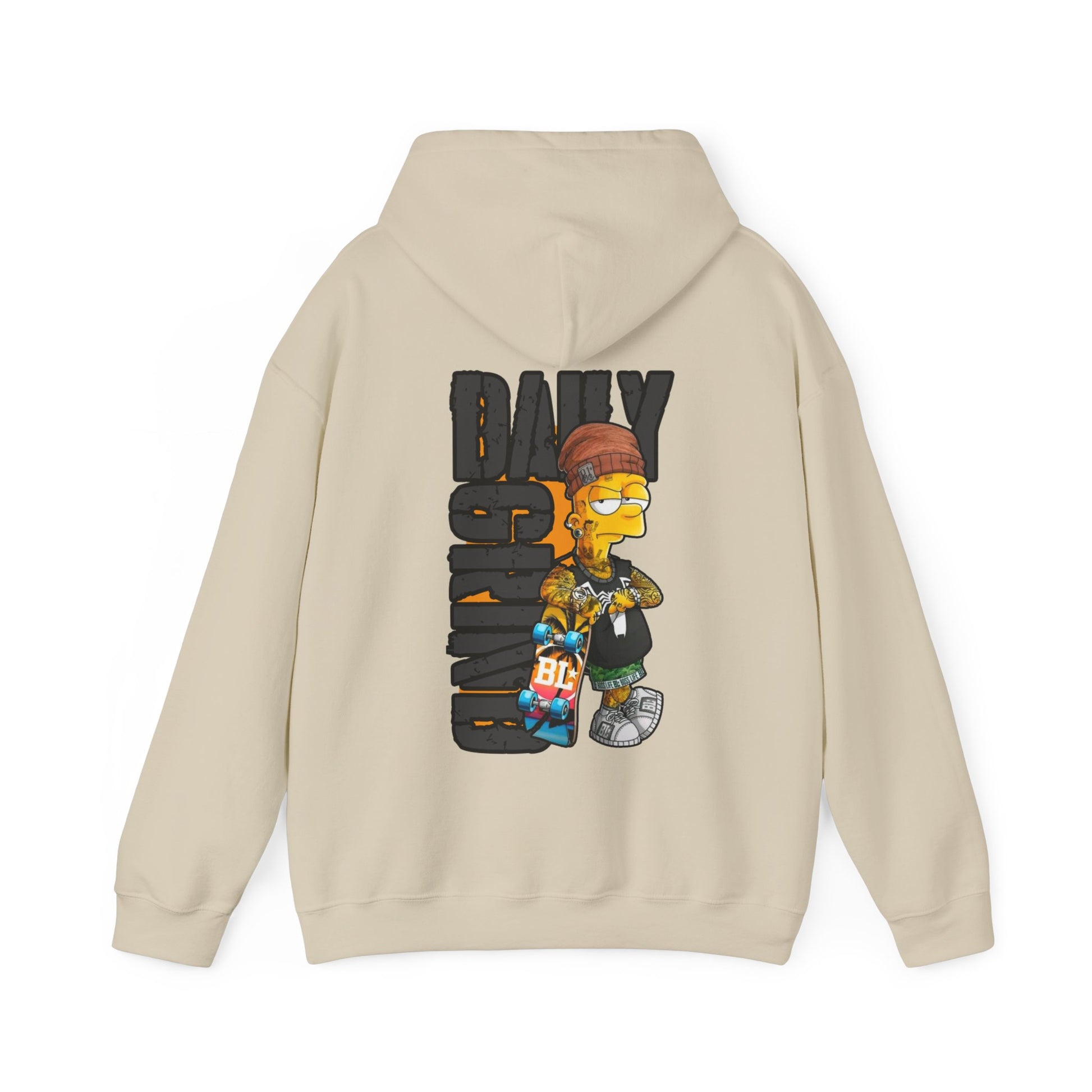 Bart Simspon its nice to be human Unisex Heavy Blend™ Hoodie - ArtShirt Couture