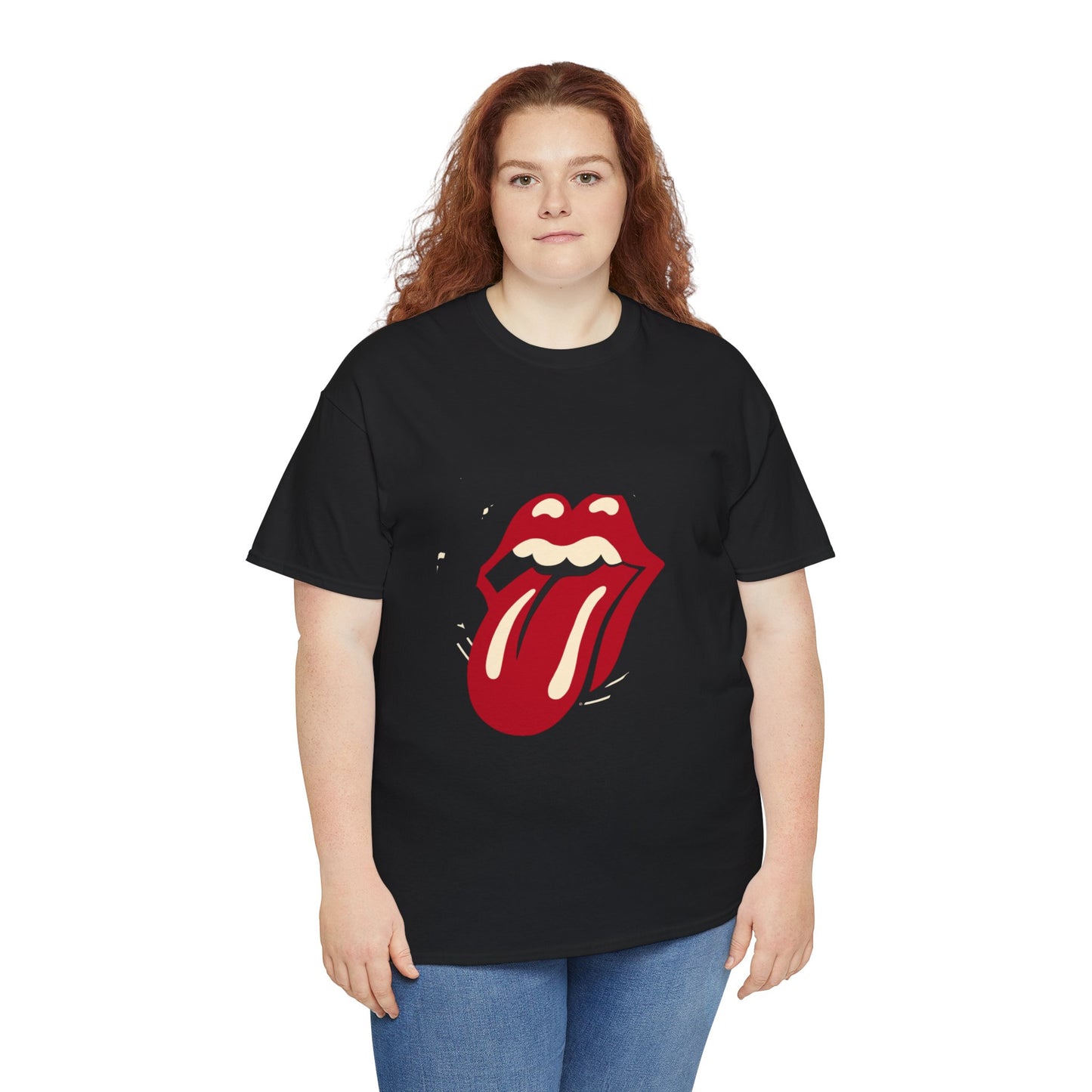 The Stone Tongue Unisex Heavy Cotton Tee | Edgy Graphic T-Shirt for Rock Music Fans - ArtShirt Couture