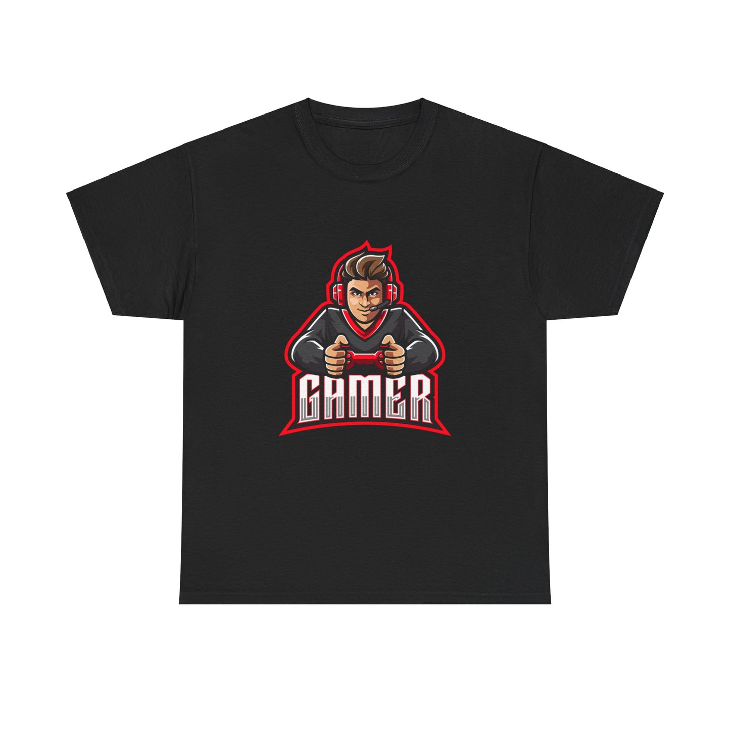 The Gamer Unisex Heavy Cotton Tee | Stylish Graphic T-Shirt for Gaming Enthusiasts - ArtShirt Couture