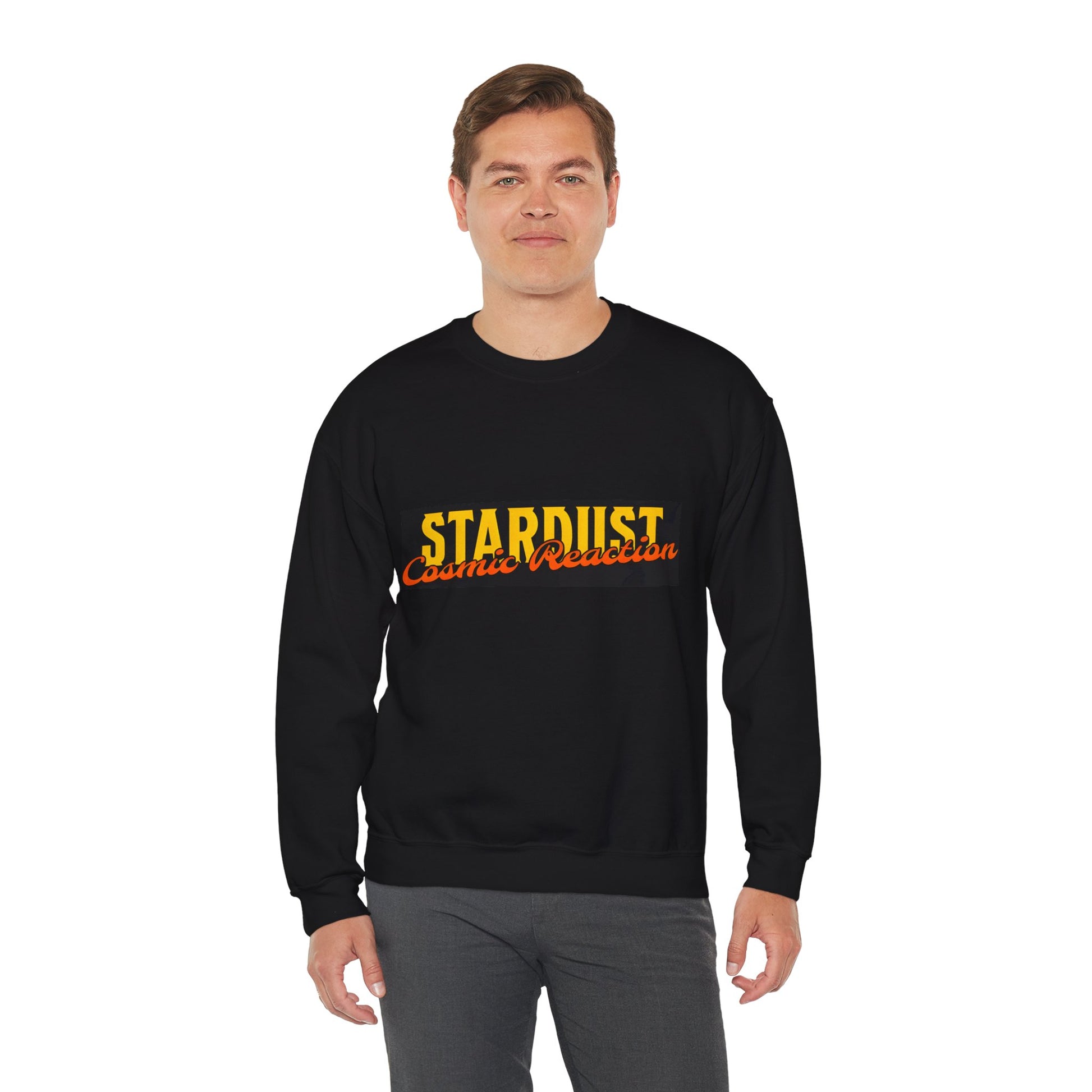 Stardust Print Unisex Heavy Blend™ Crewneck Sweatshirt | Stylish Graphic Sweatshirt for Cosmic Lovers - ArtShirt Couture