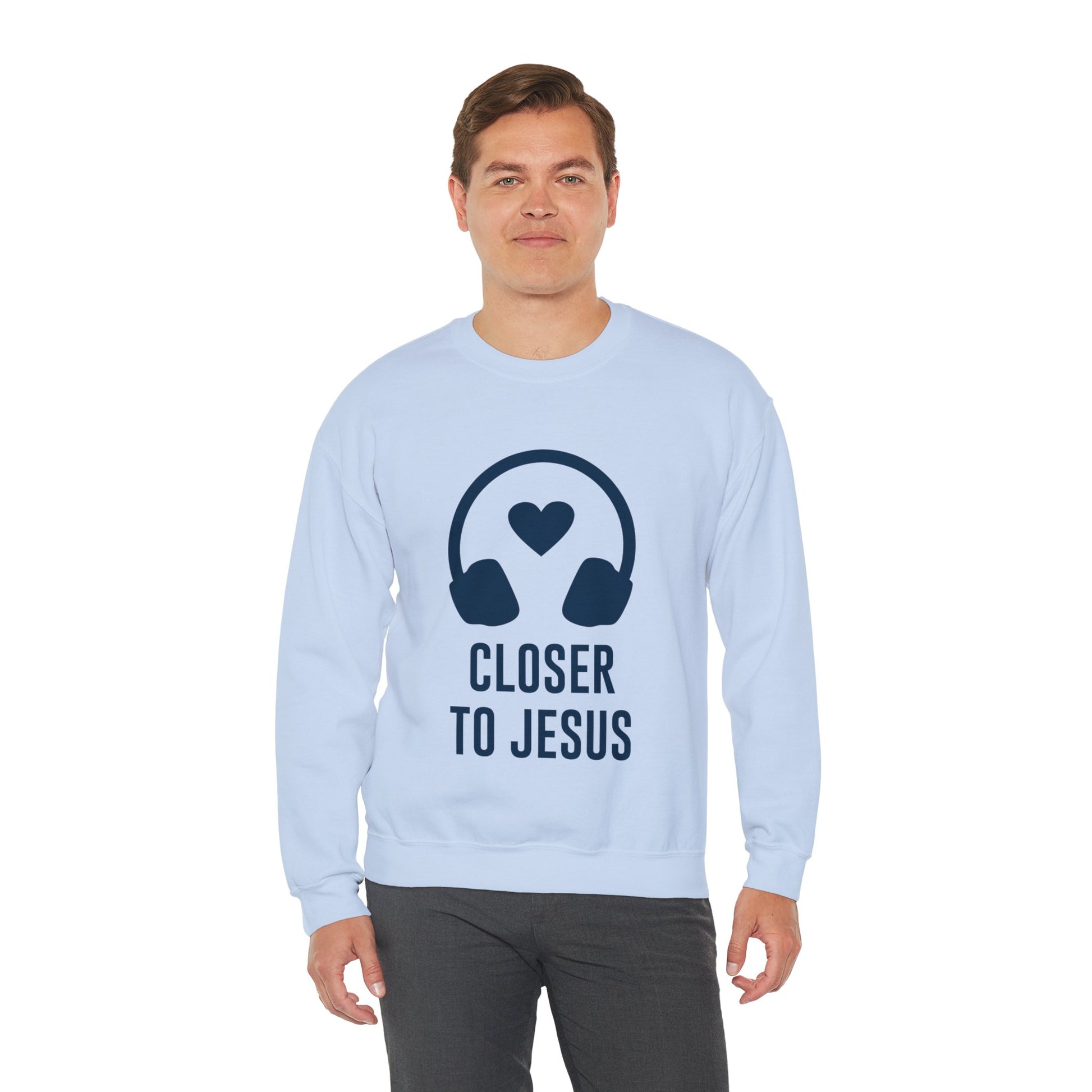 Closer to Jesus Sweatshirt - ArtShirt Couture