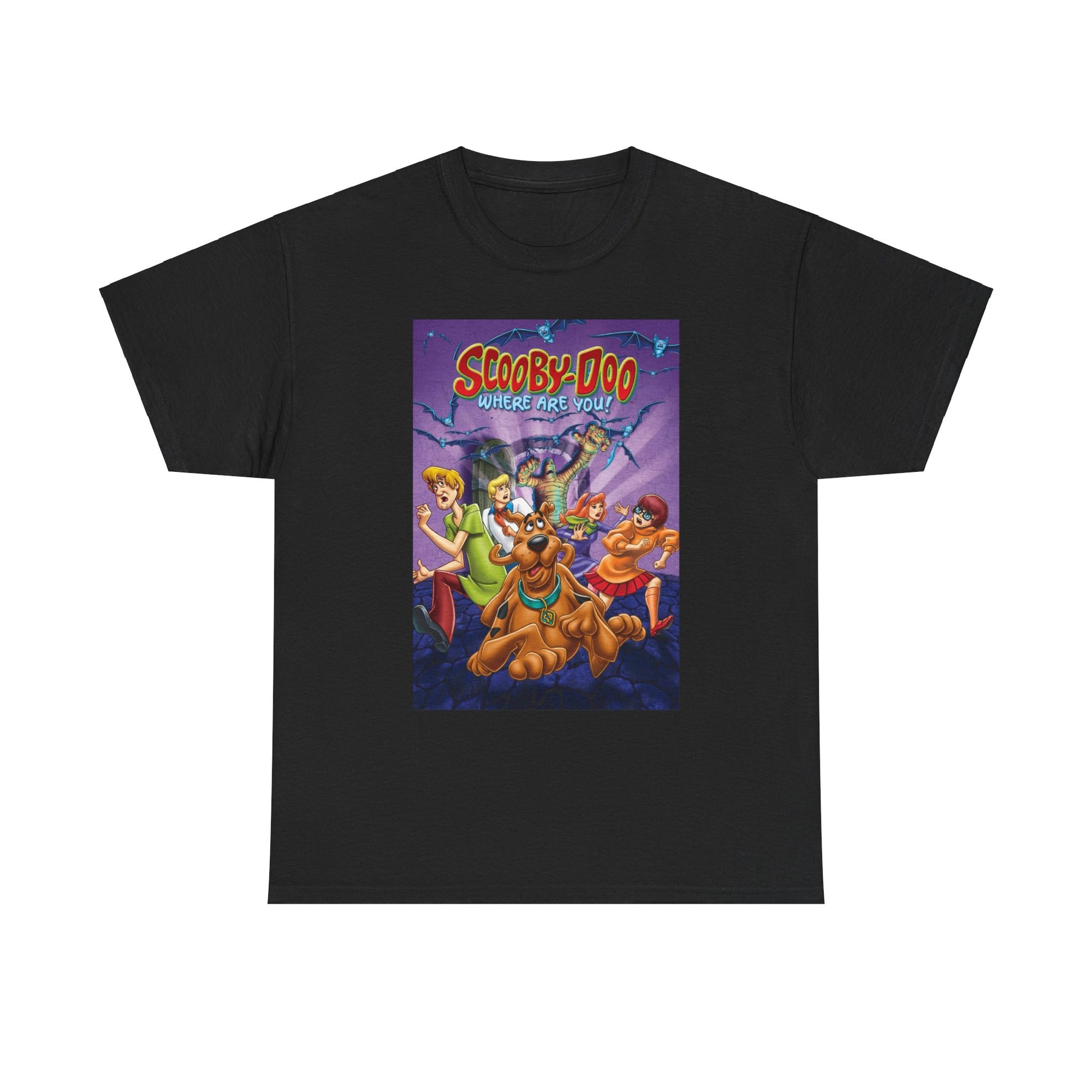 Scooby Doo Unisex Heavy Cotton Tee | Fun Graphic T-Shirt for Cartoon Fans - ArtShirt Couture