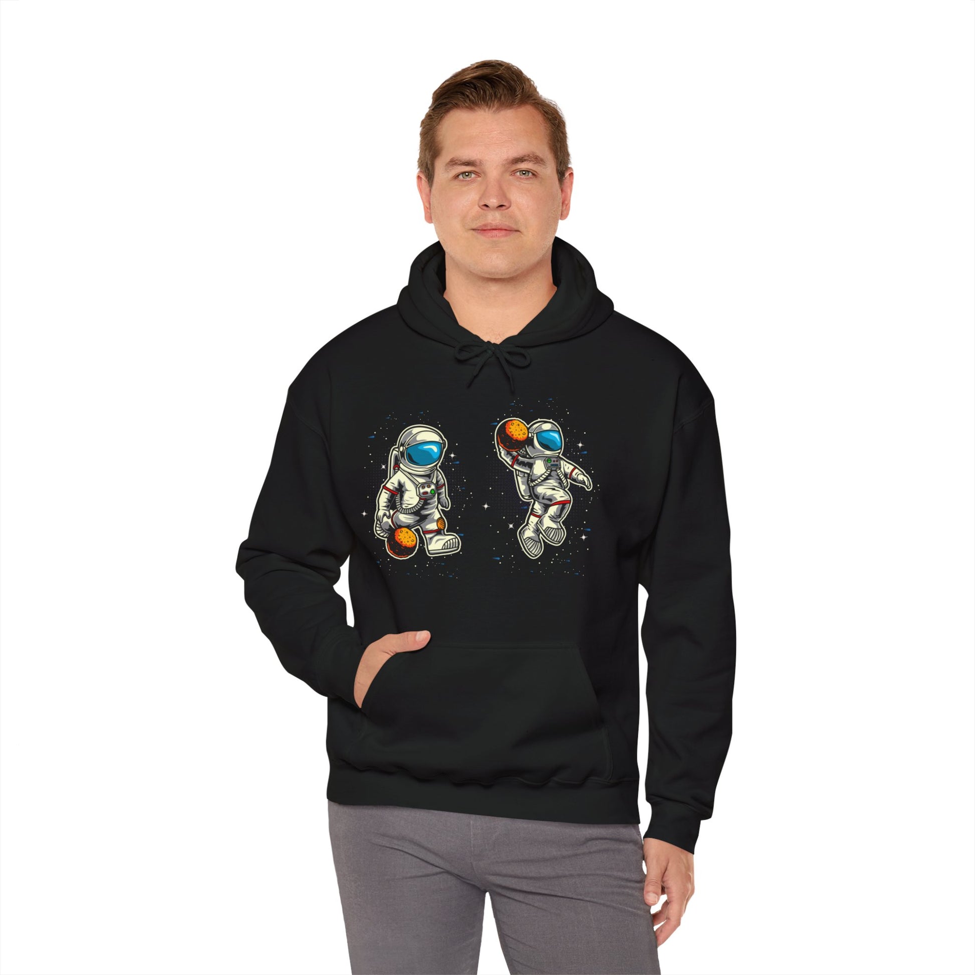The Astronaut Unisex Heavy Blend™ Hoodie | Space-Themed Hoodie with Cool Cosmic Design - ArtShirt Couture