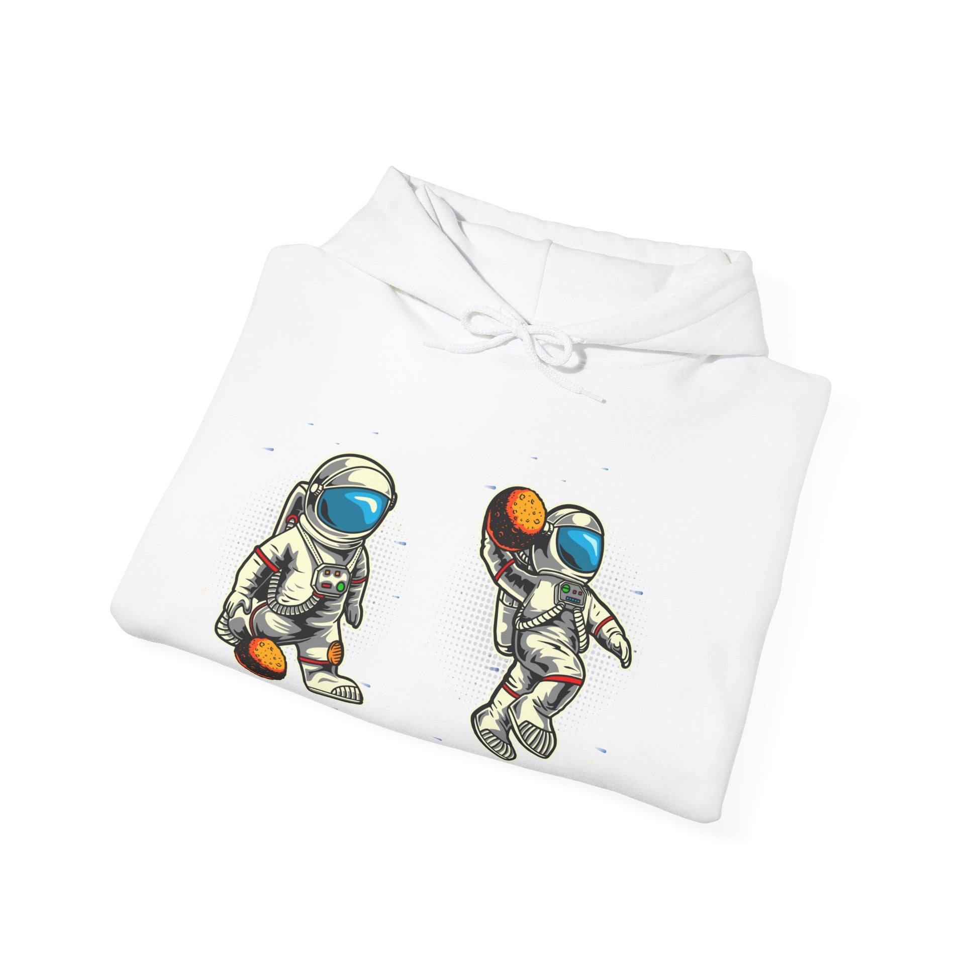 The Astronaut Unisex Heavy Blend™ Hoodie | Space-Themed Hoodie with Cool Cosmic Design - ArtShirt Couture