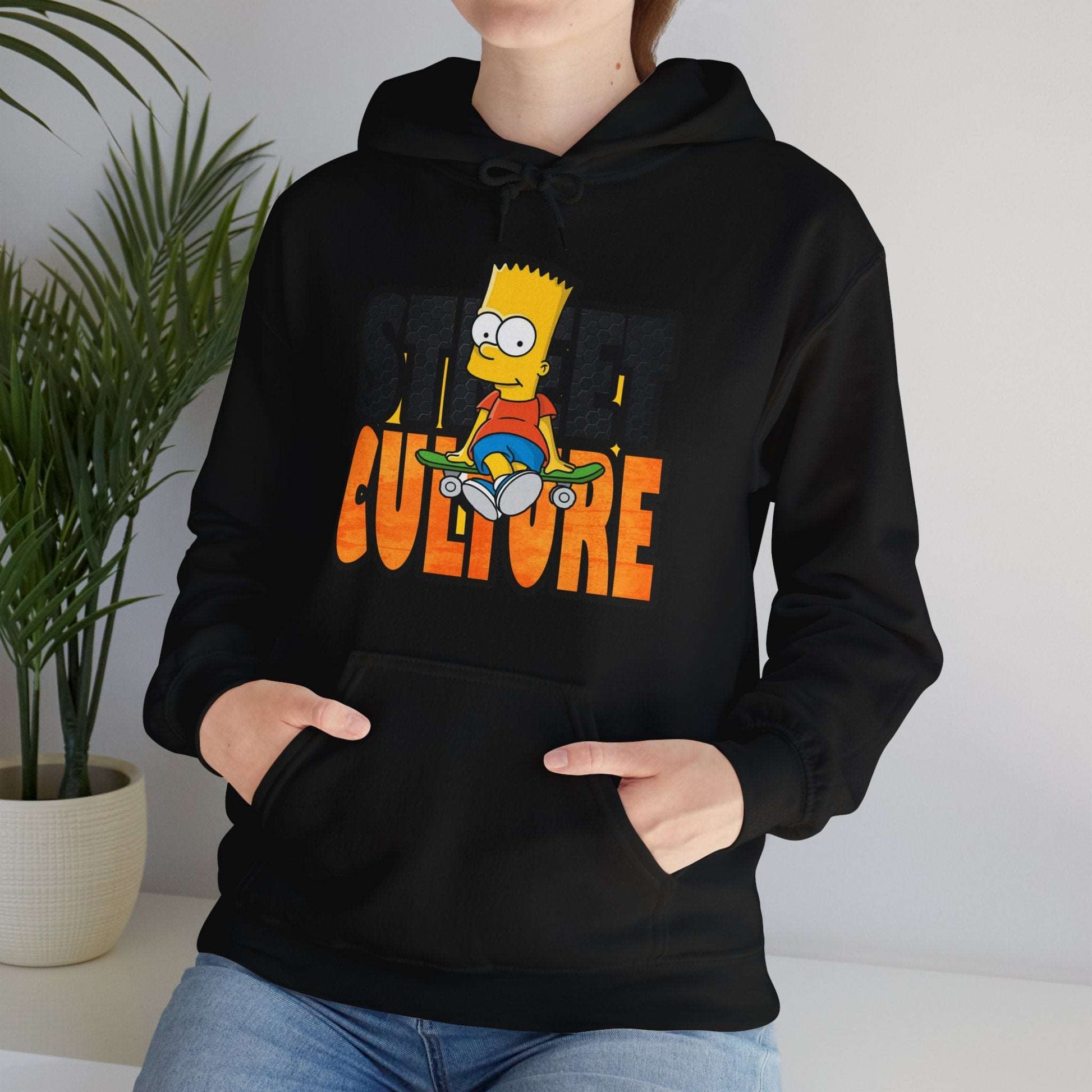 Bart Simpson Designed Unisex Heavy Blend™ Hooded Sweatshirt - ArtShirt Couture