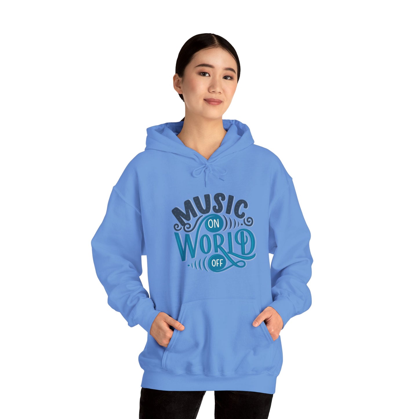 I love the music unisex hoodie - ArtShirt Couture