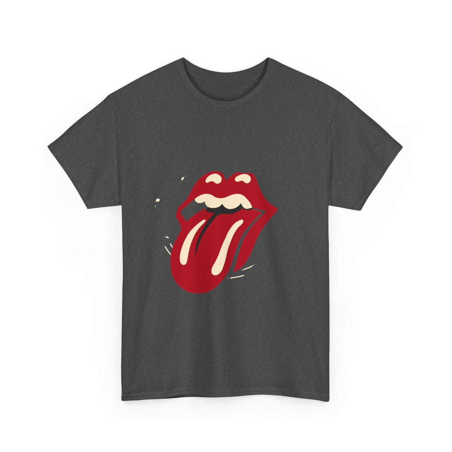The Stone Tongue Unisex Heavy Cotton Tee | Edgy Graphic T-Shirt for Rock Music Fans - ArtShirt Couture