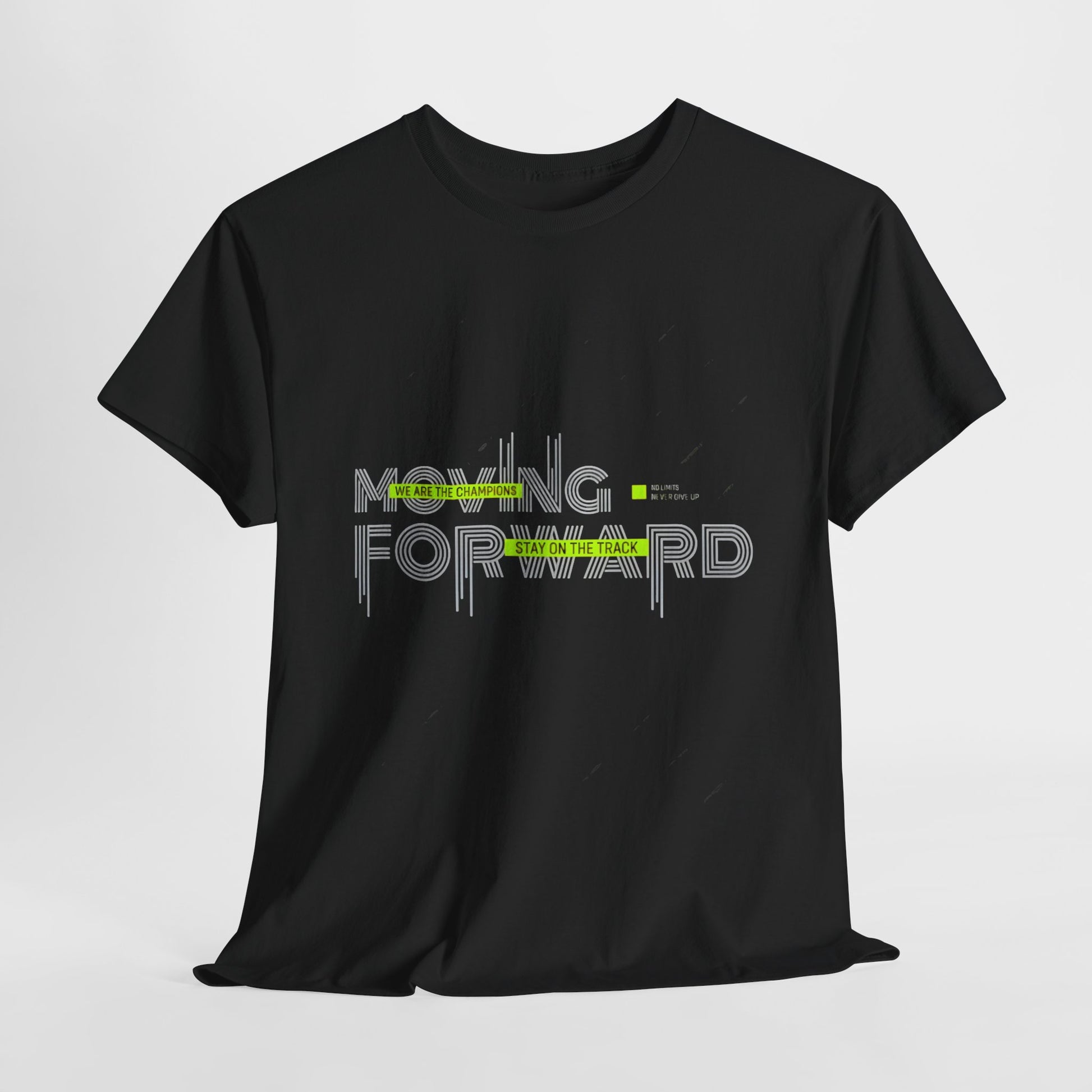 Moving Forward Unisex Heavy Cotton Tee | Inspirational Graphic T-Shirt - Artshirtcouture