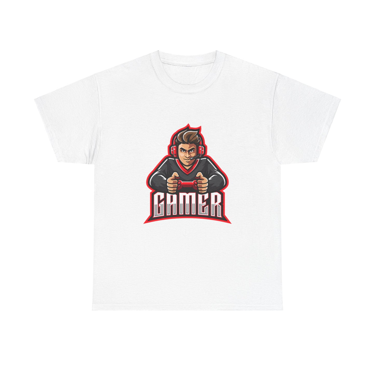 The Gamer Unisex Heavy Cotton Tee | Stylish Graphic T-Shirt for Gaming Enthusiasts - ArtShirt Couture