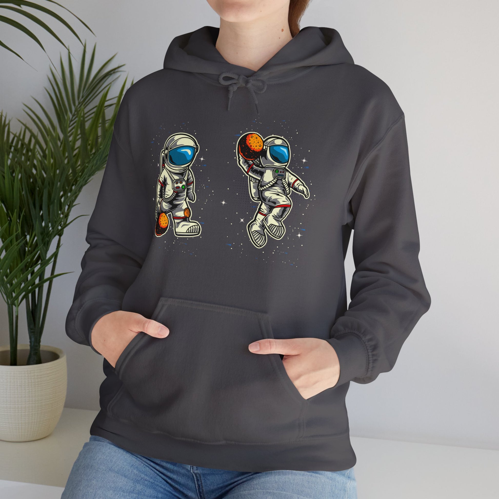 The Astronaut Unisex Heavy Blend™ Hoodie | Space-Themed Hoodie with Cool Cosmic Design - ArtShirt Couture
