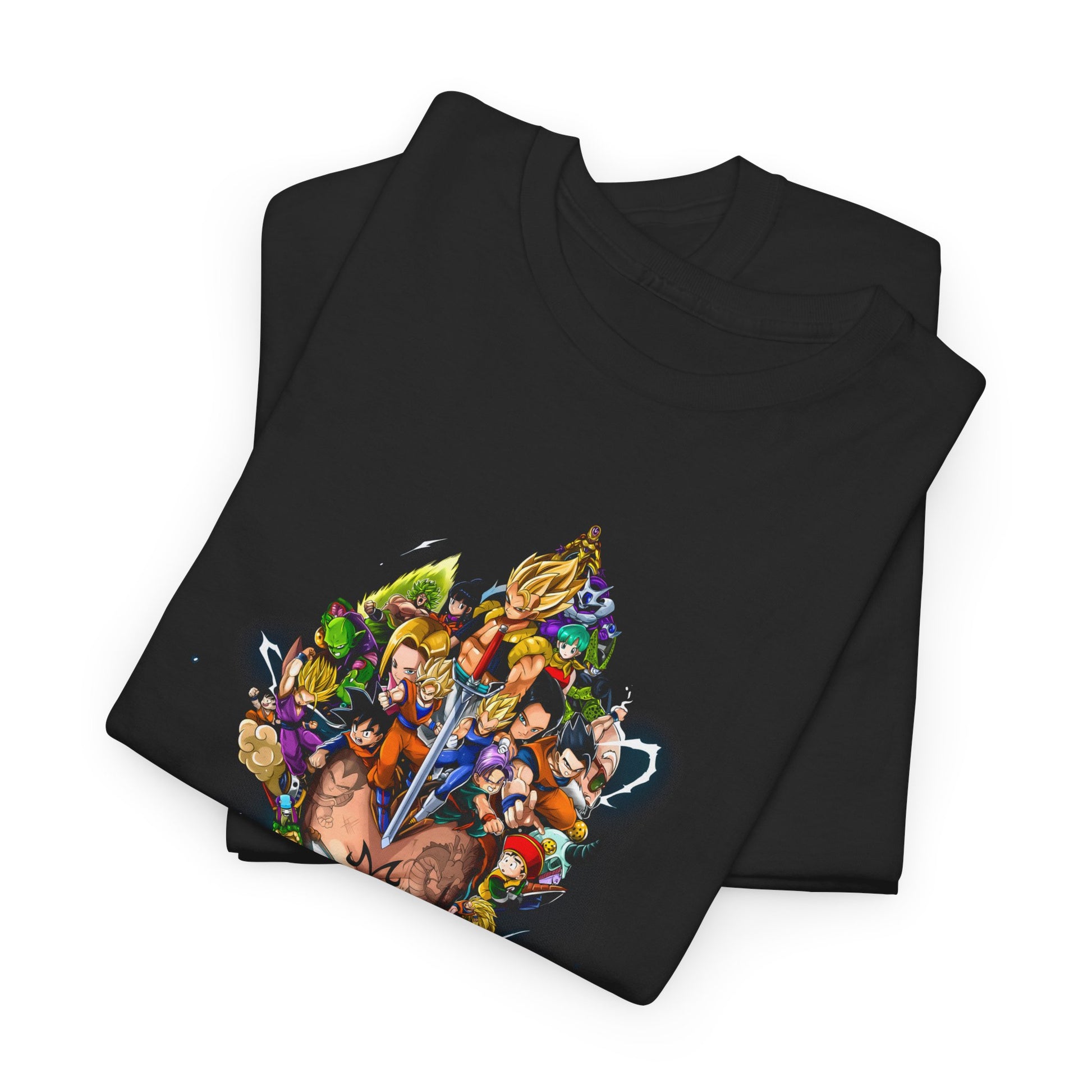 Dragonball V4 Unisex Heavy Cotton Tee | Trendy Graphic T-Shirt for Fans - ArtShirt Couture
