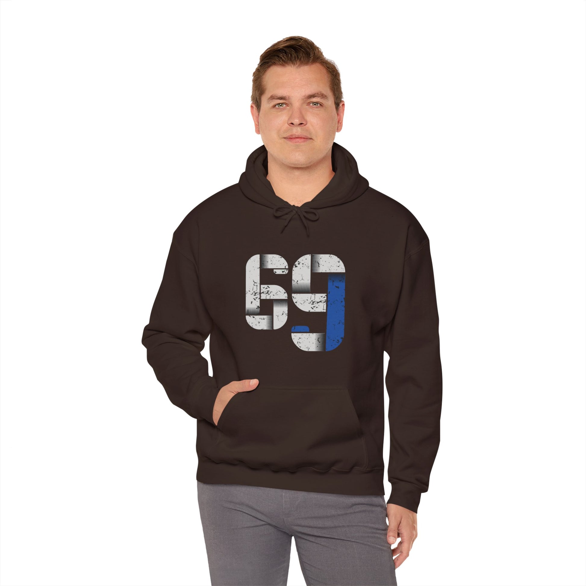 Sixty Nine Unisex Heavy Blend™ Hoodie | Fun Graphic Sweatshirt for Casual Style - ArtShirt Couture