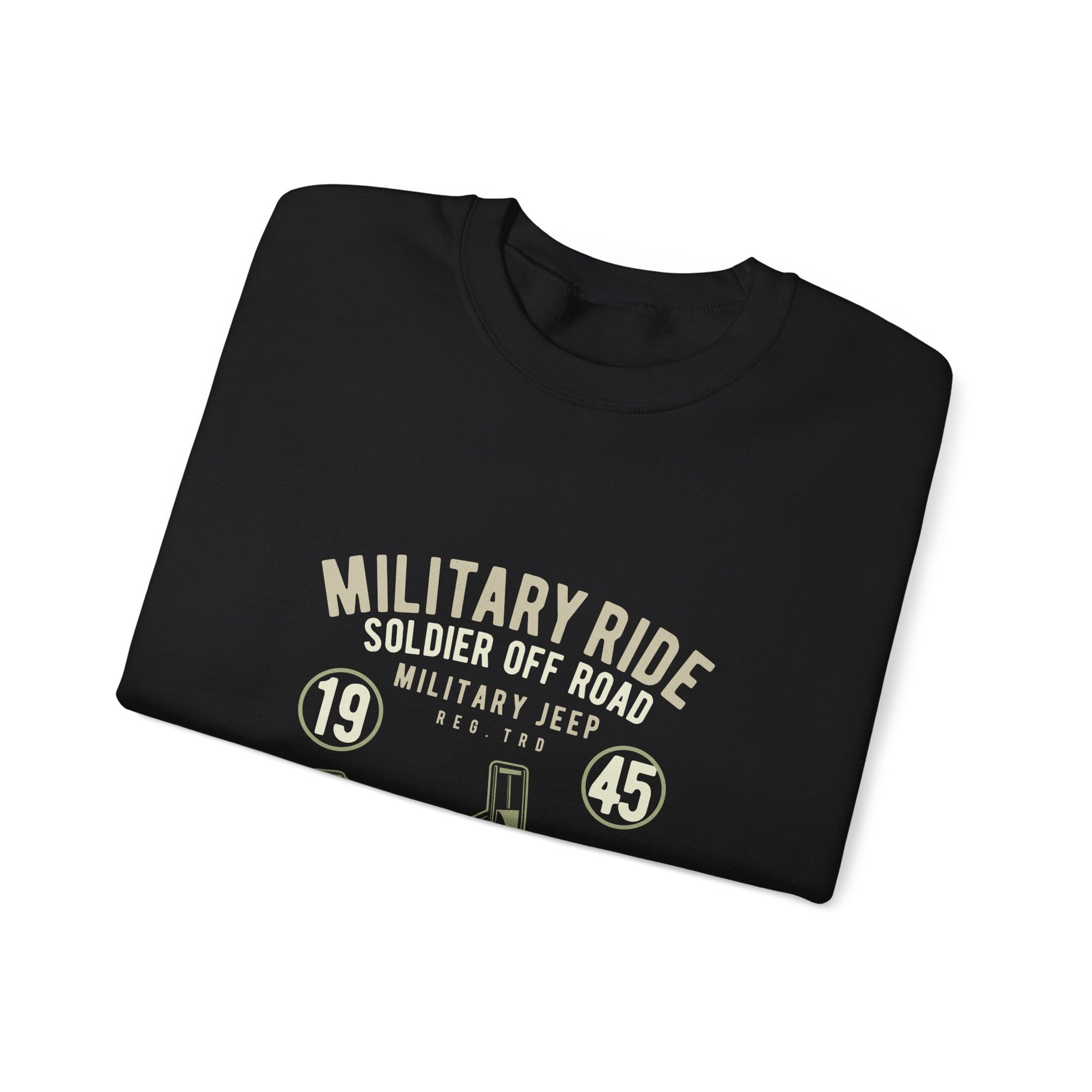 Military ride Unisex Heavy Blend™ Crewneck Sweatshirt - ArtShirt Couture
