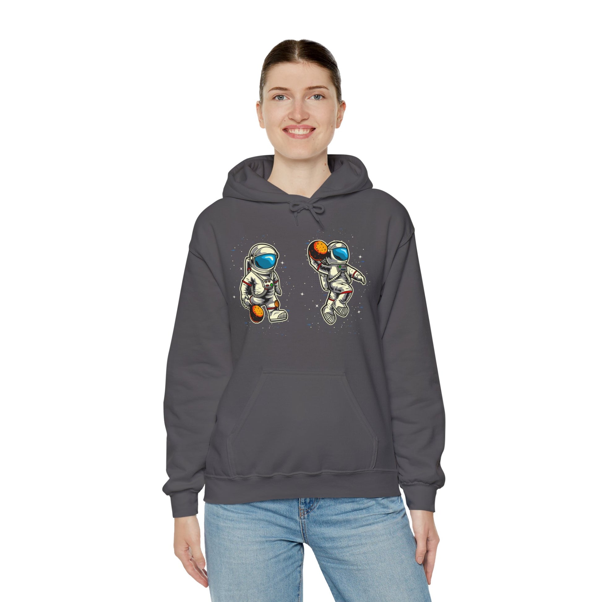 The Astronaut Unisex Heavy Blend™ Hoodie | Space-Themed Hoodie with Cool Cosmic Design - ArtShirt Couture
