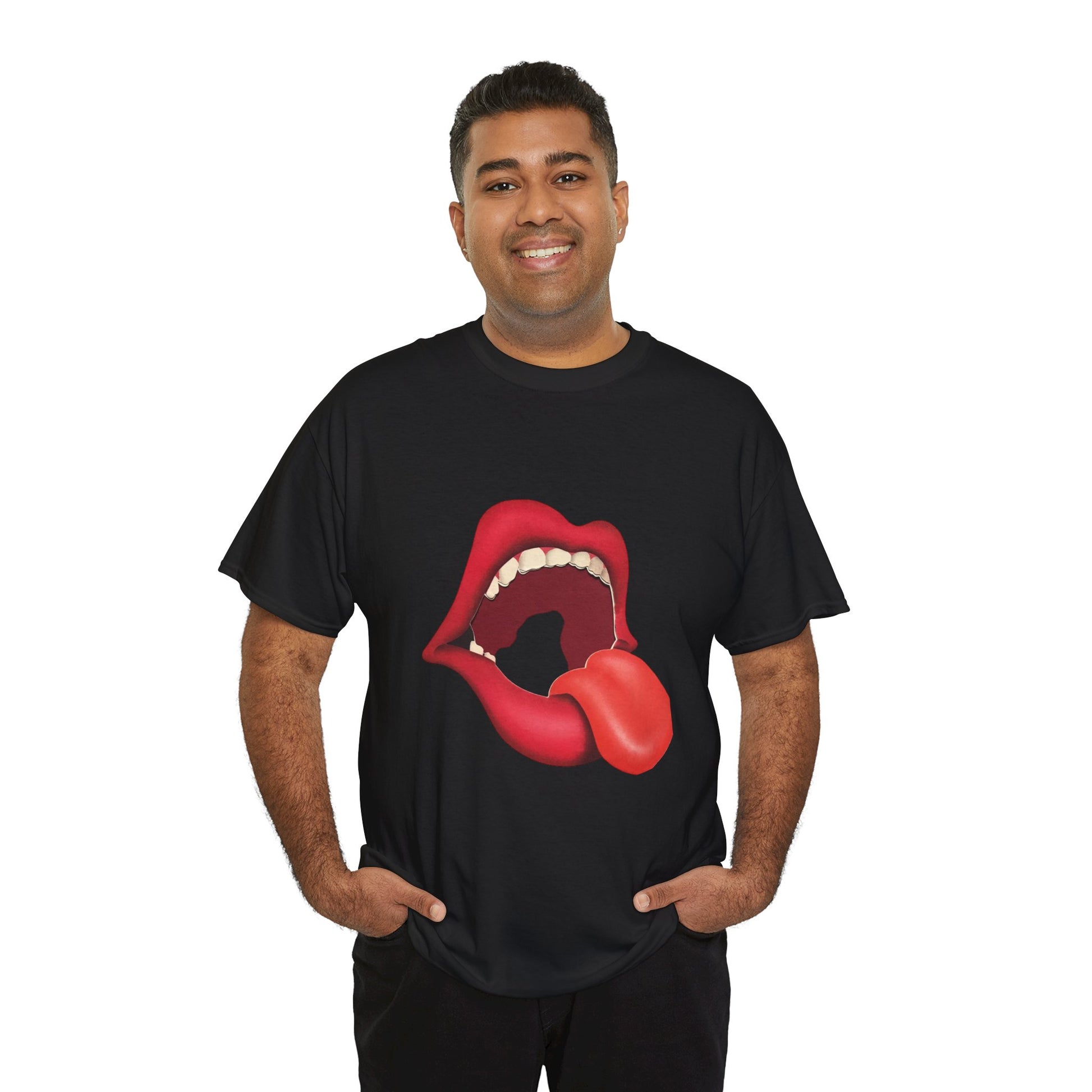 The Stones Unisex Heavy Cotton Tee | Classic Graphic T-Shirt for Rock Music Lovers - ArtShirt Couture