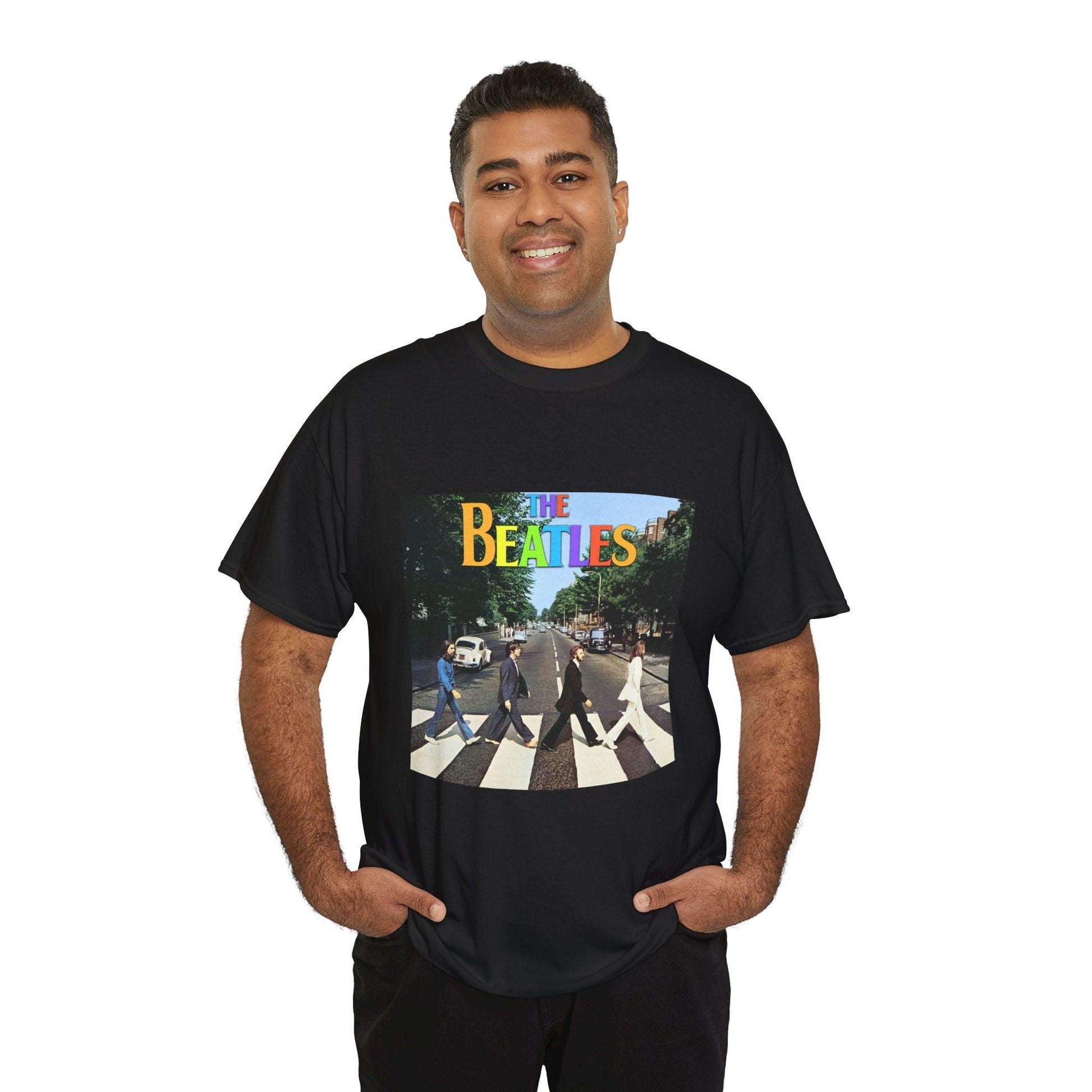 The Beatles Unisex Heavy Cotton Tee | Classic Graphic T-Shirt for Music Fans - ArtShirt Couture