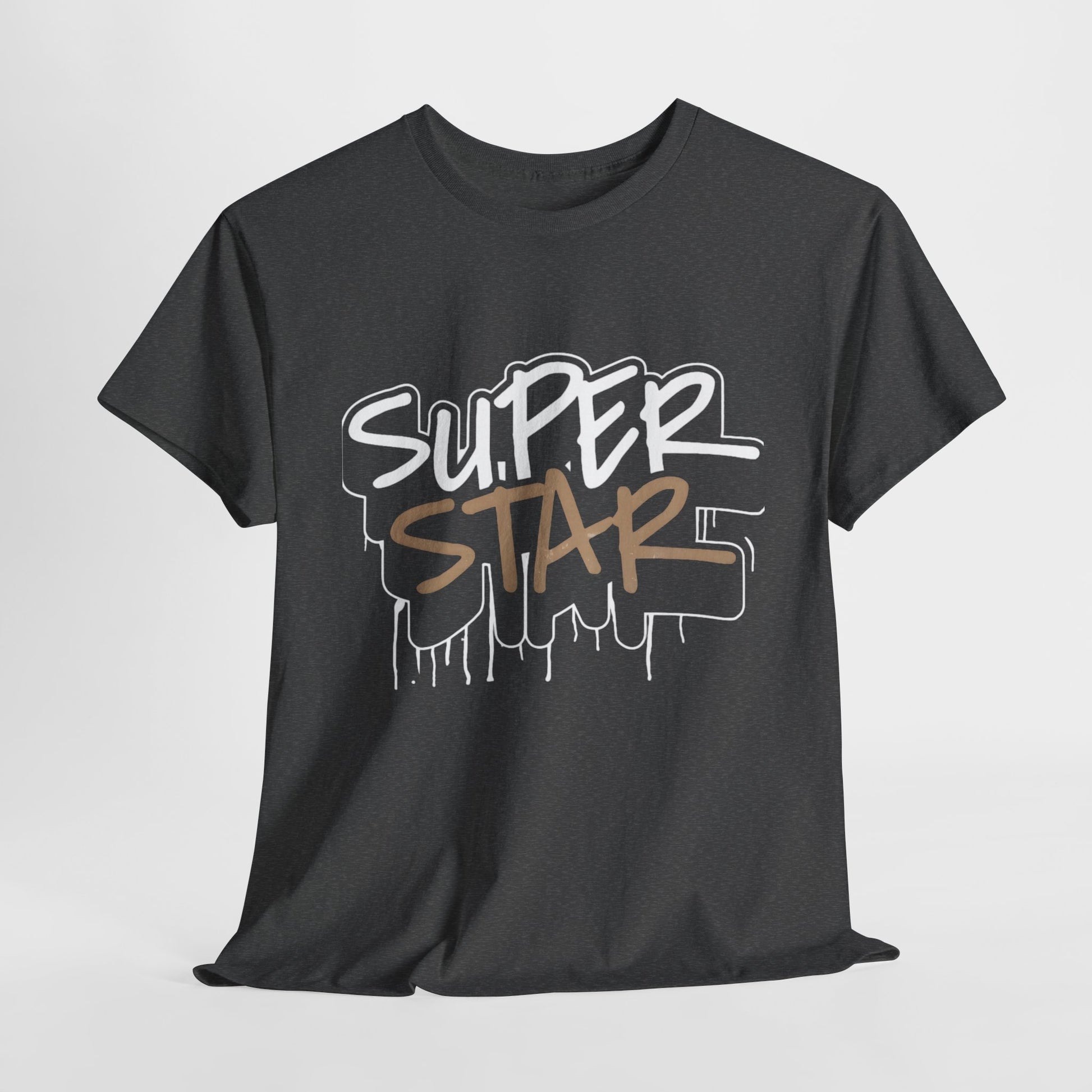 Super Stars Unisex Heavy Cotton Tee | Casual and Stylish T-Shirt for All Ages - ArtShirt Couture