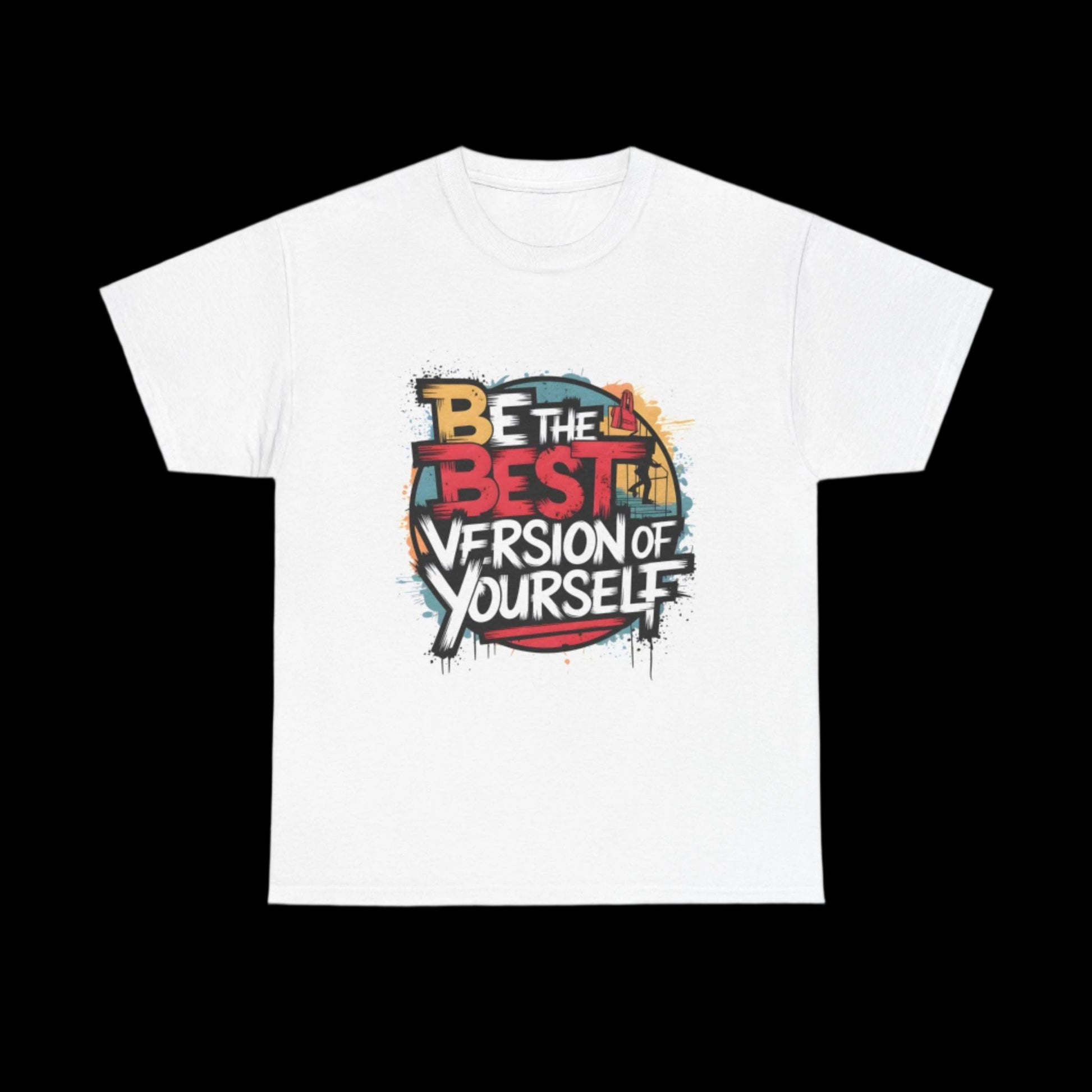 Personal Growth Unisex Heavy Cotton Tee | Be the Best Version of Yourself Graphic T-Shirt - Artshirtcouture