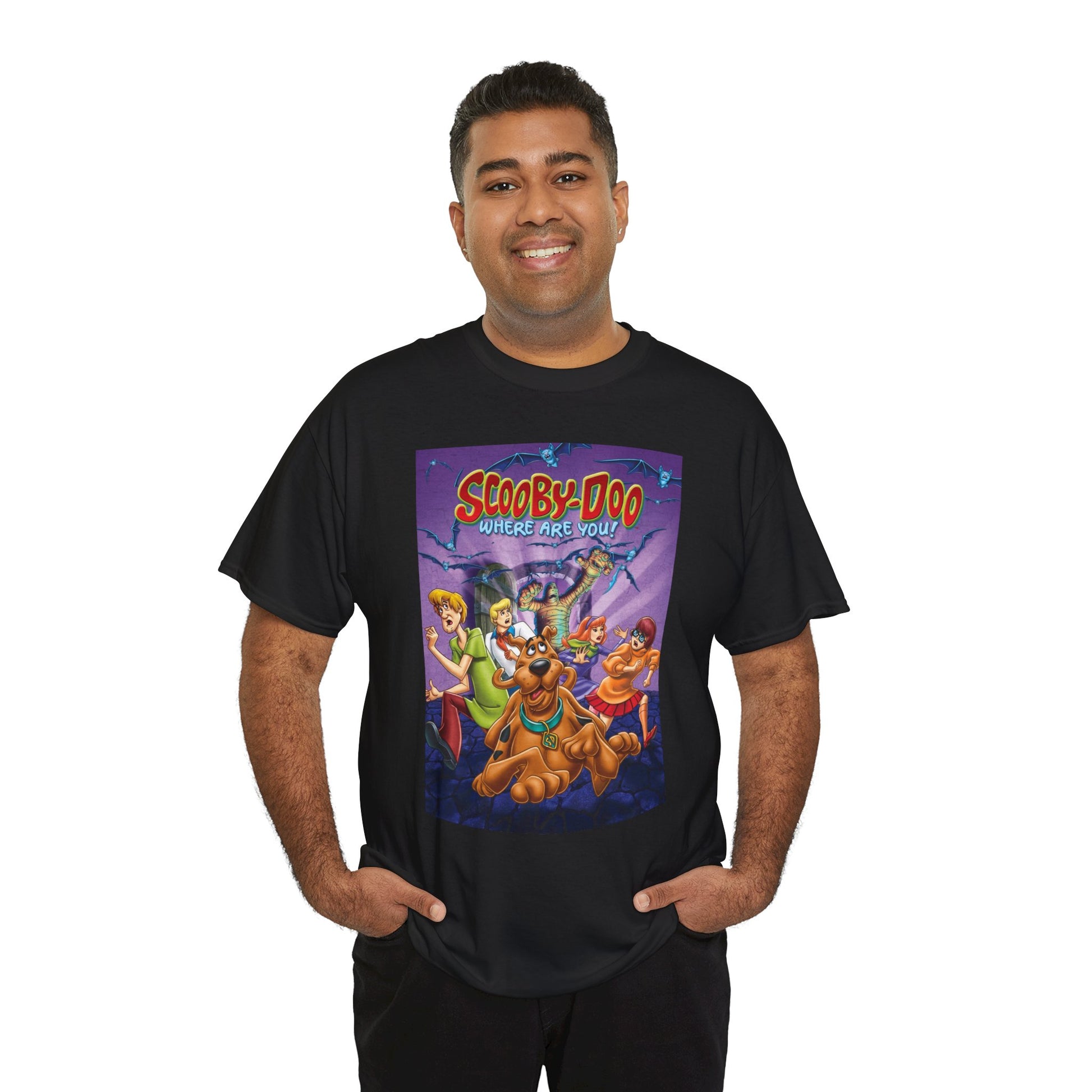 Scooby Doo Unisex Heavy Cotton Tee | Fun Graphic T-Shirt for Cartoon Fans - ArtShirt Couture