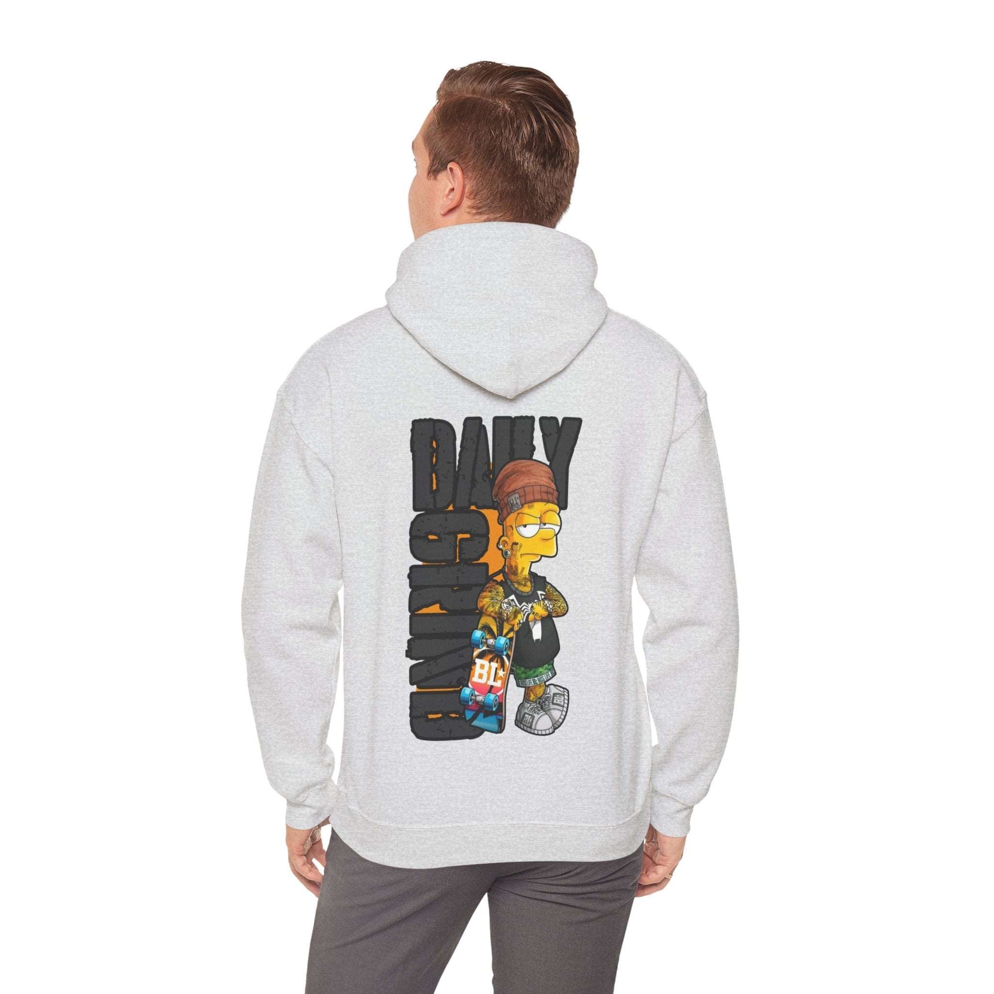Bart Simspon its nice to be human Unisex Heavy Blend™ Hoodie - ArtShirt Couture