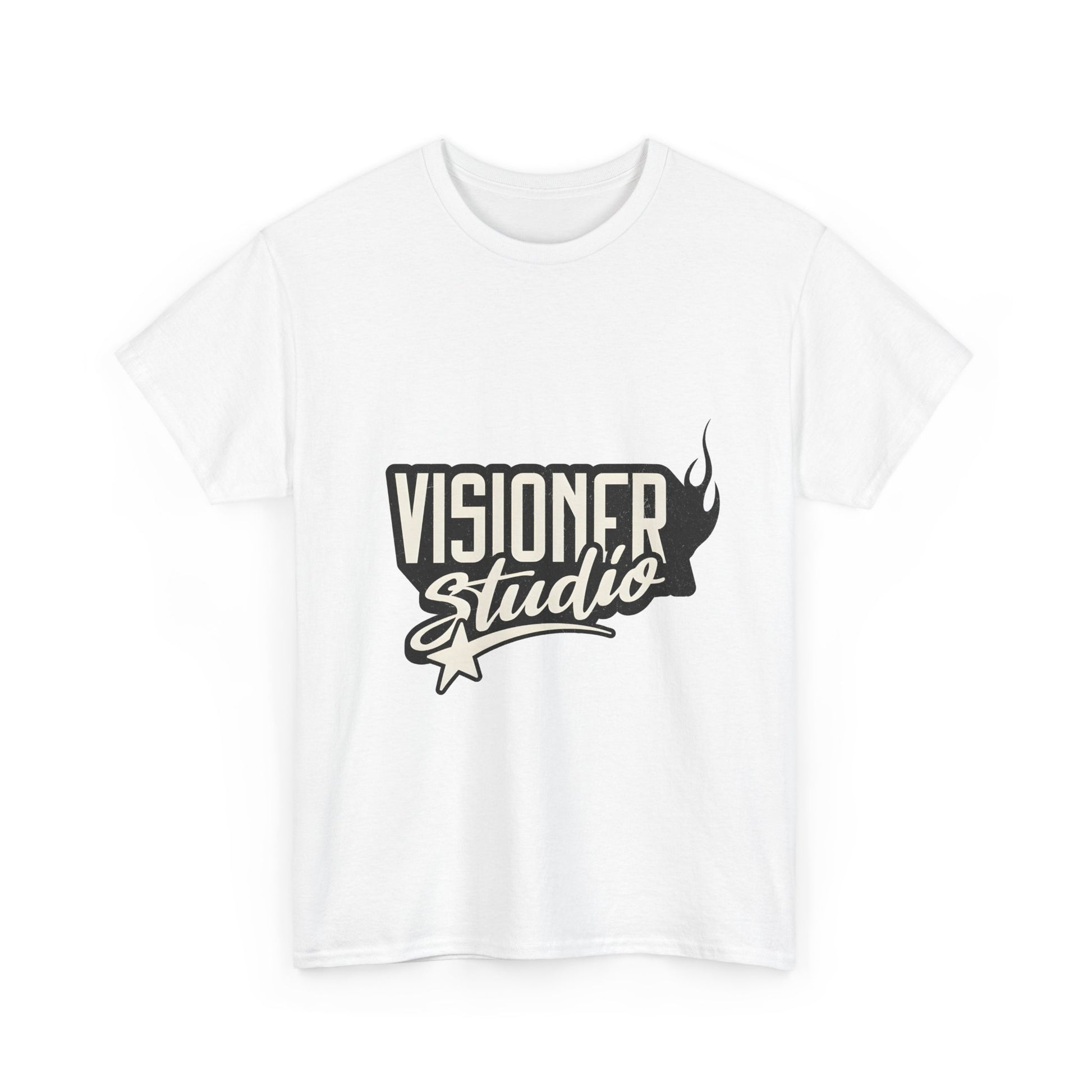 Visioner Studio Unisex Heavy Cotton Tee | Creative Graphic T-Shirt for Artistic Souls - ArtShirt Couture