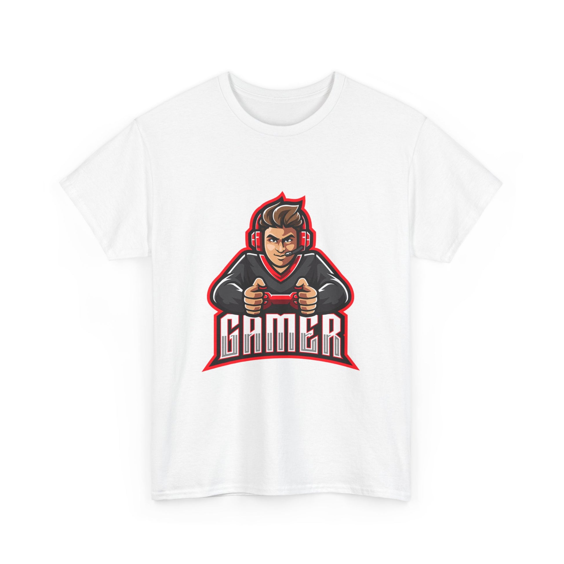 The Gamer Unisex Heavy Cotton Tee | Stylish Graphic T-Shirt for Gaming Enthusiasts - ArtShirt Couture