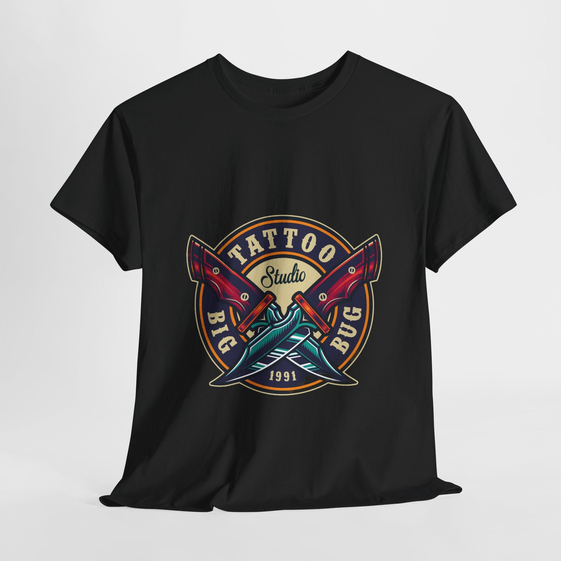 Tattoo Unisex Heavy Cotton Tee | Stylish Graphic T-Shirt for Tattoo Enthusiasts - ArtShirt Couture