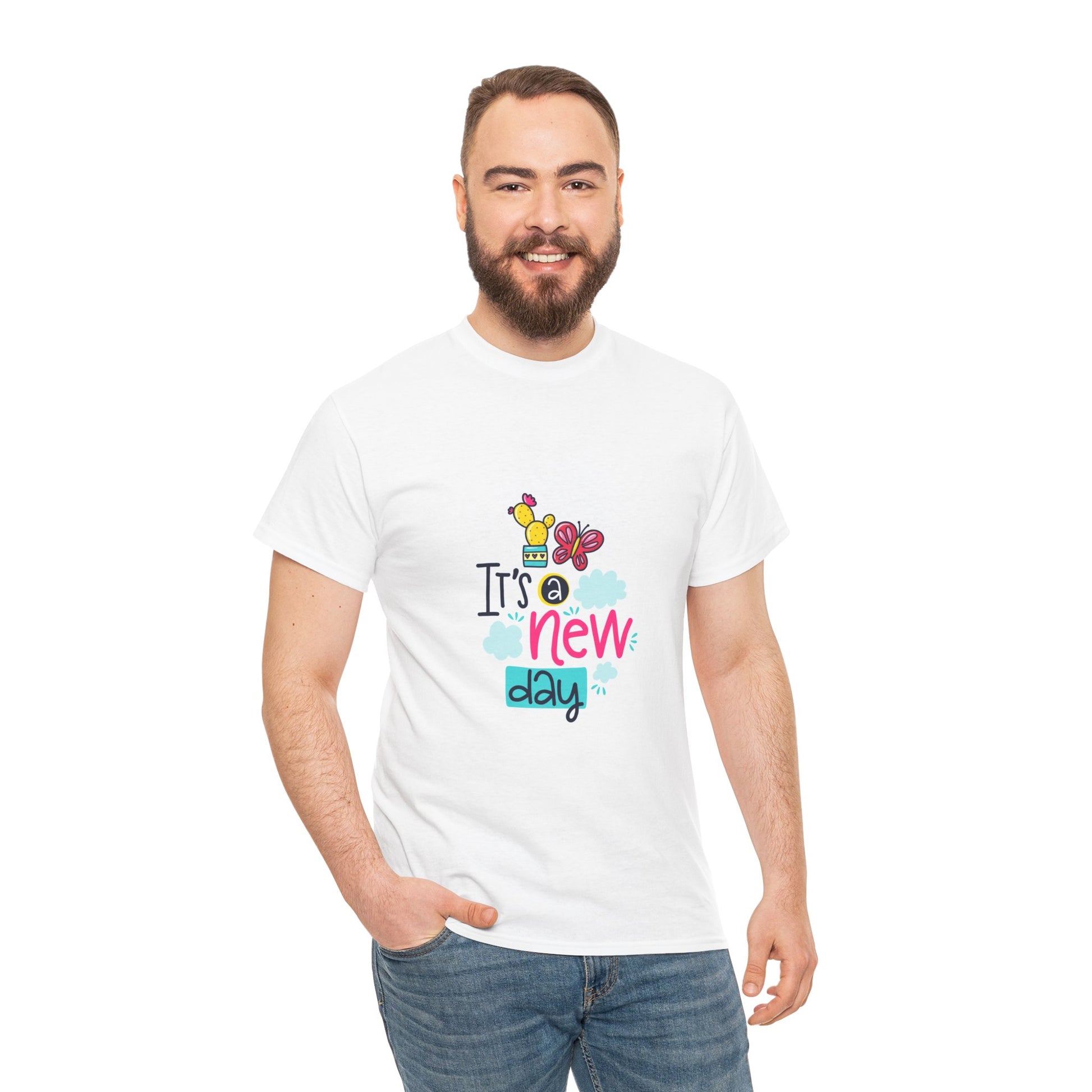 It's a new day Unisex Heavy Cotton Tee - ArtShirt Couture